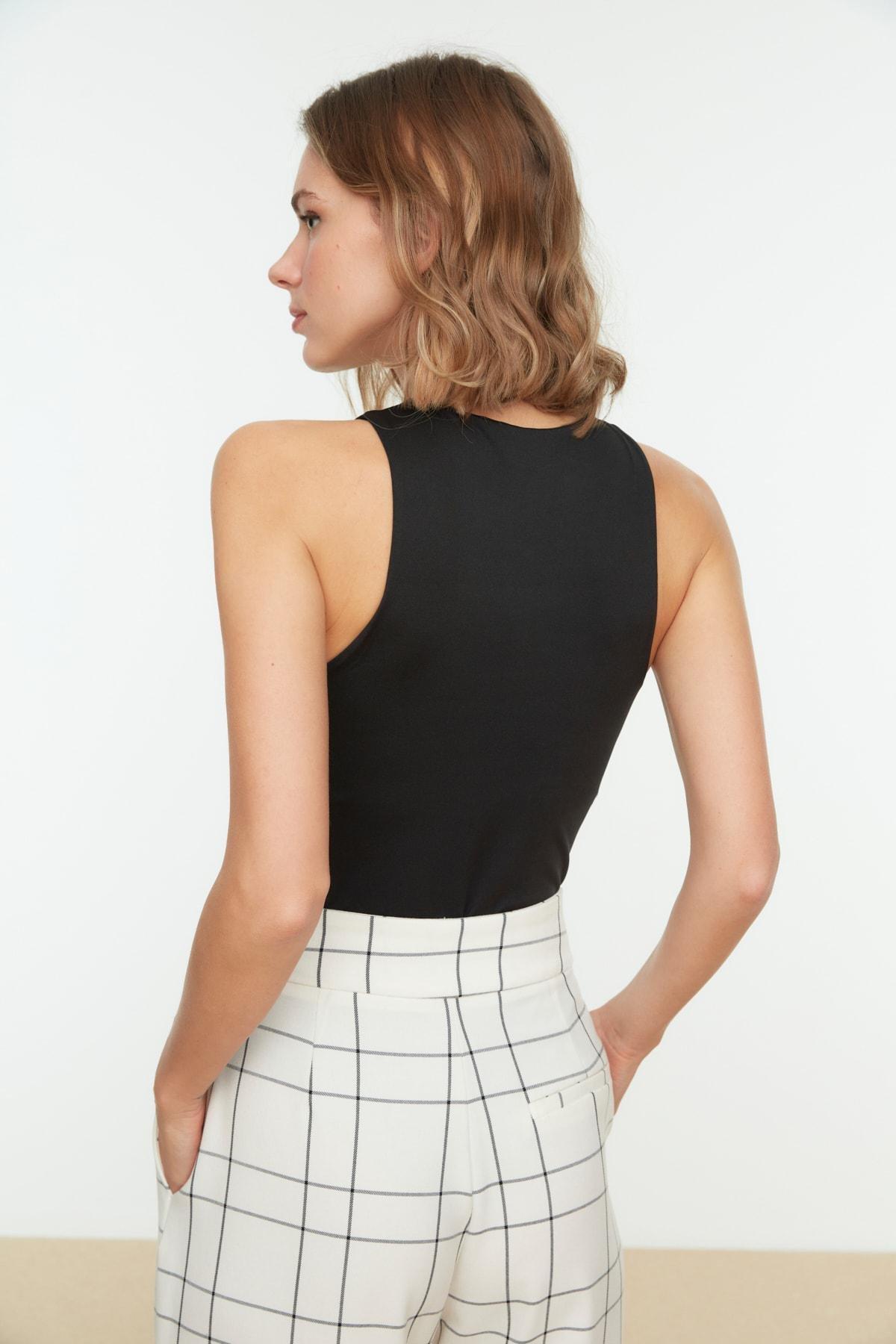 Black Women Halter Neck, Black, large image number 8