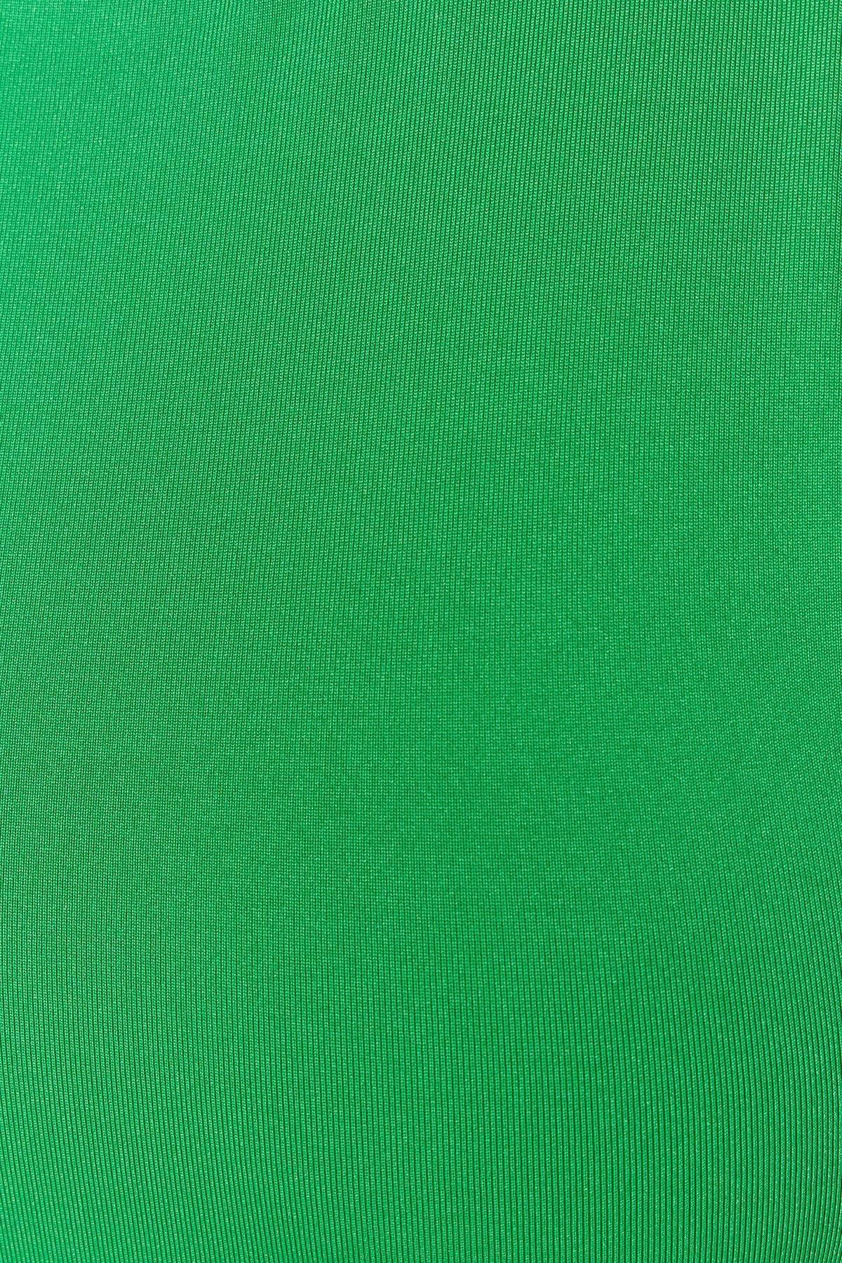 Green Collared Knitted Tops, Green, large image number 8