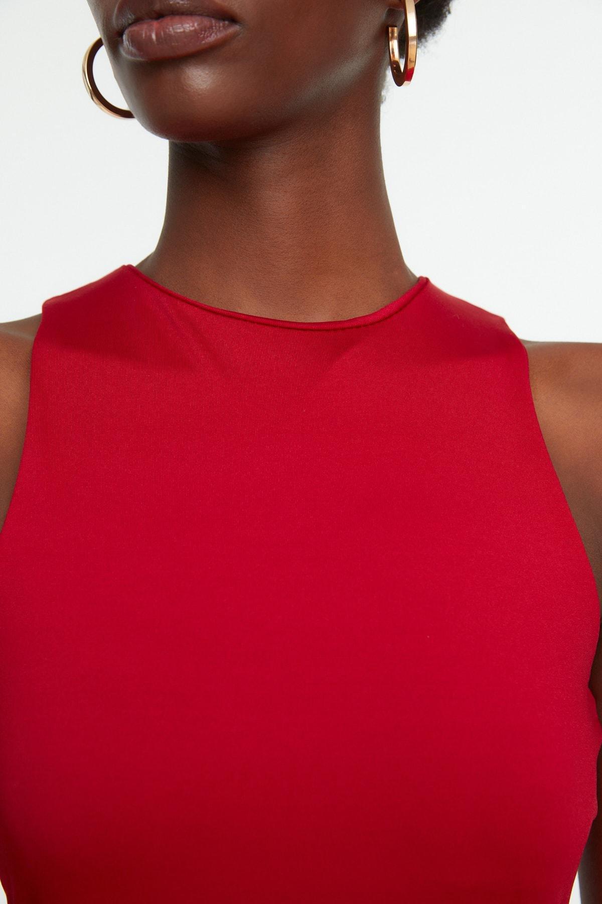 Halterneck Slim Bodysuit, , large image number 1