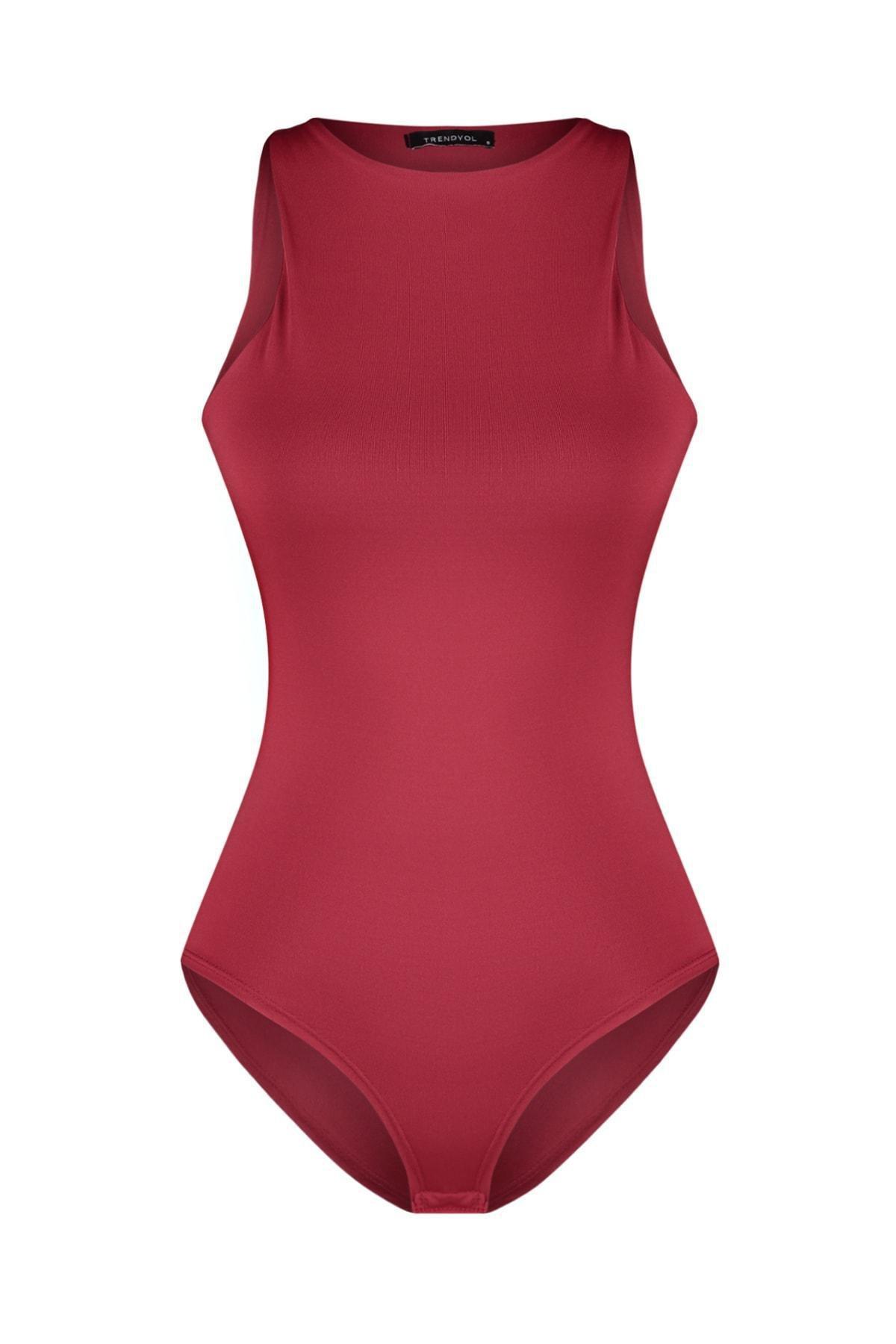 Halterneck Slim Bodysuit, , large image number 3