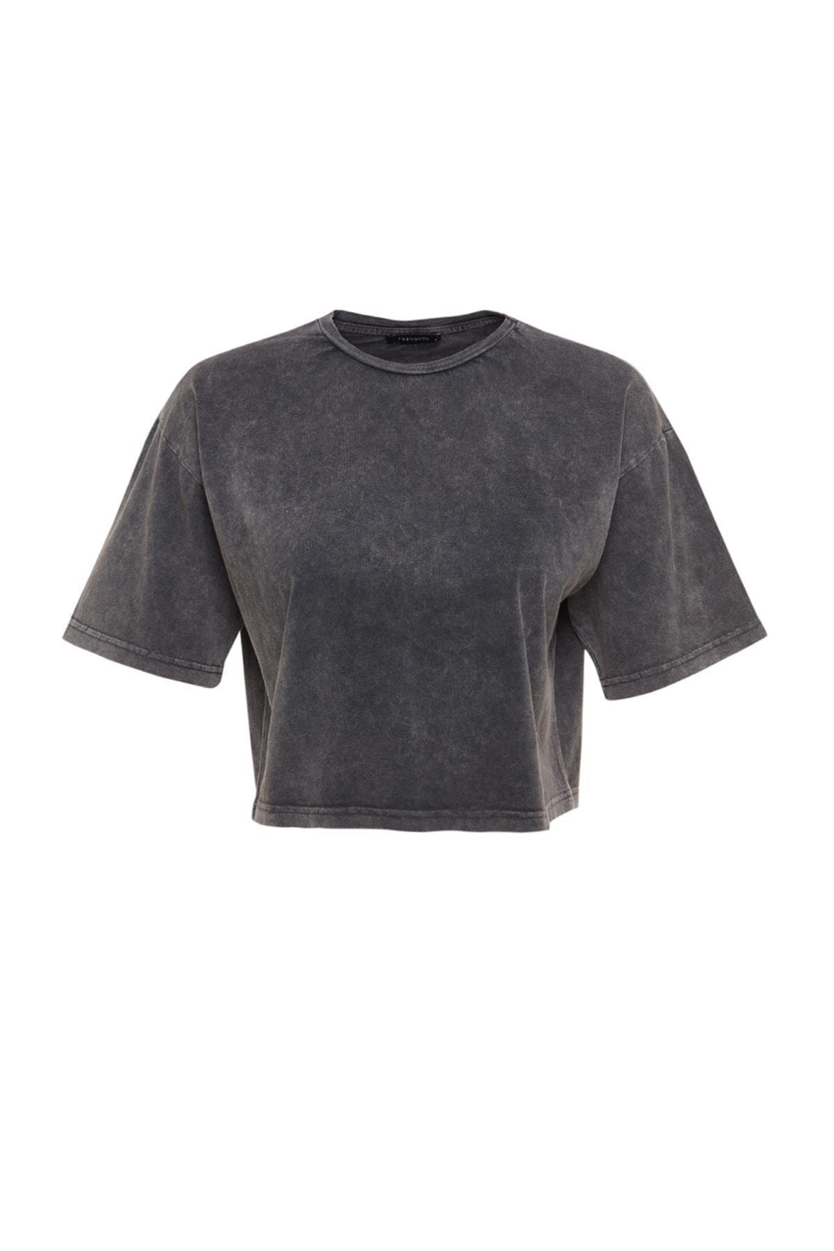 Black Printed T-Shirt, , large image number 6