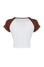 Trendyol - Brown Colorblock T-Shirt