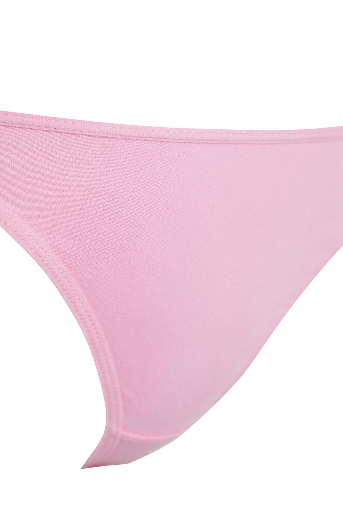 Multicolour Thong Knitted Panties, Set Of 3, , large image number 6