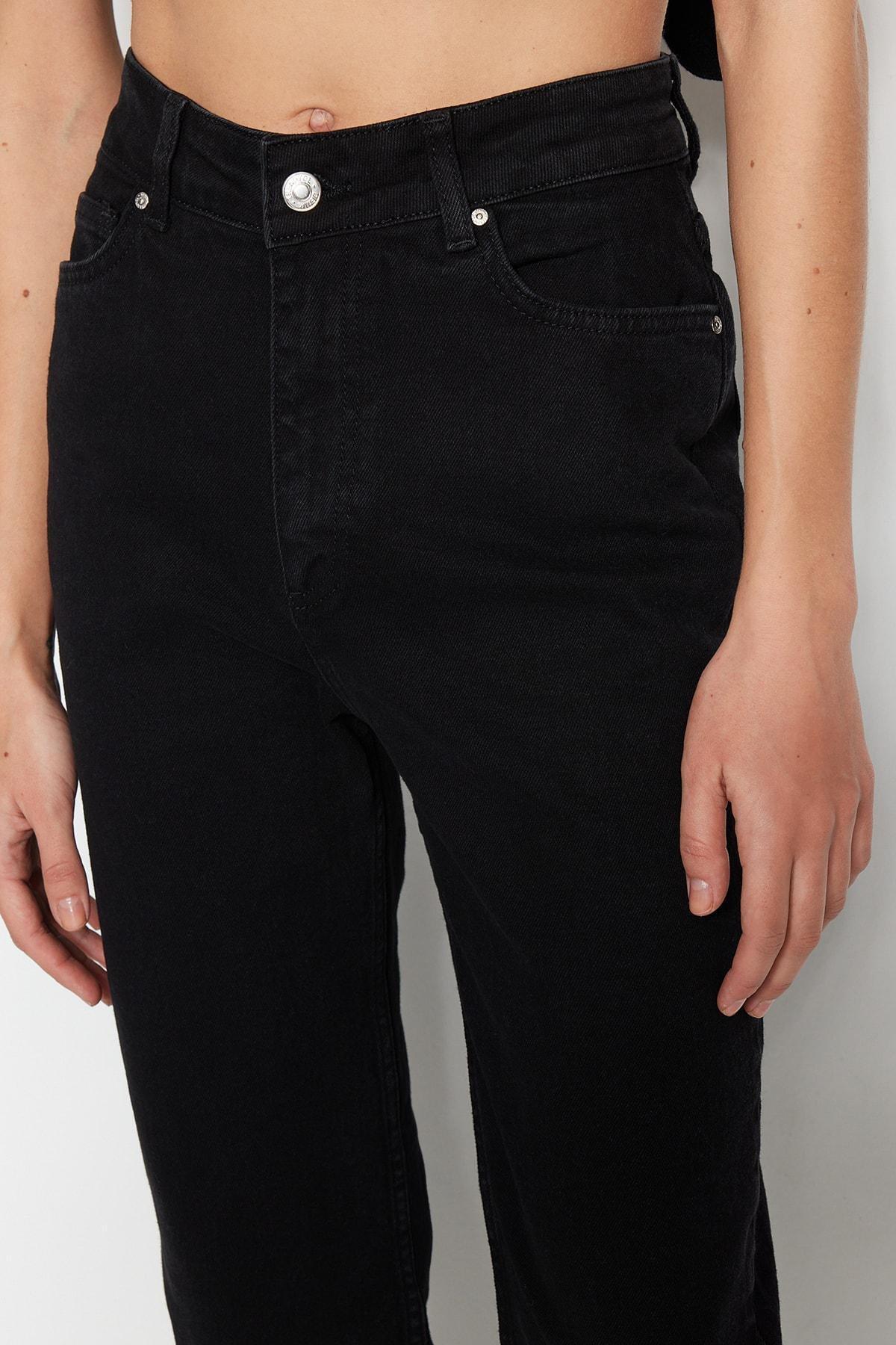 Black Mom Jeans, , large image number 6