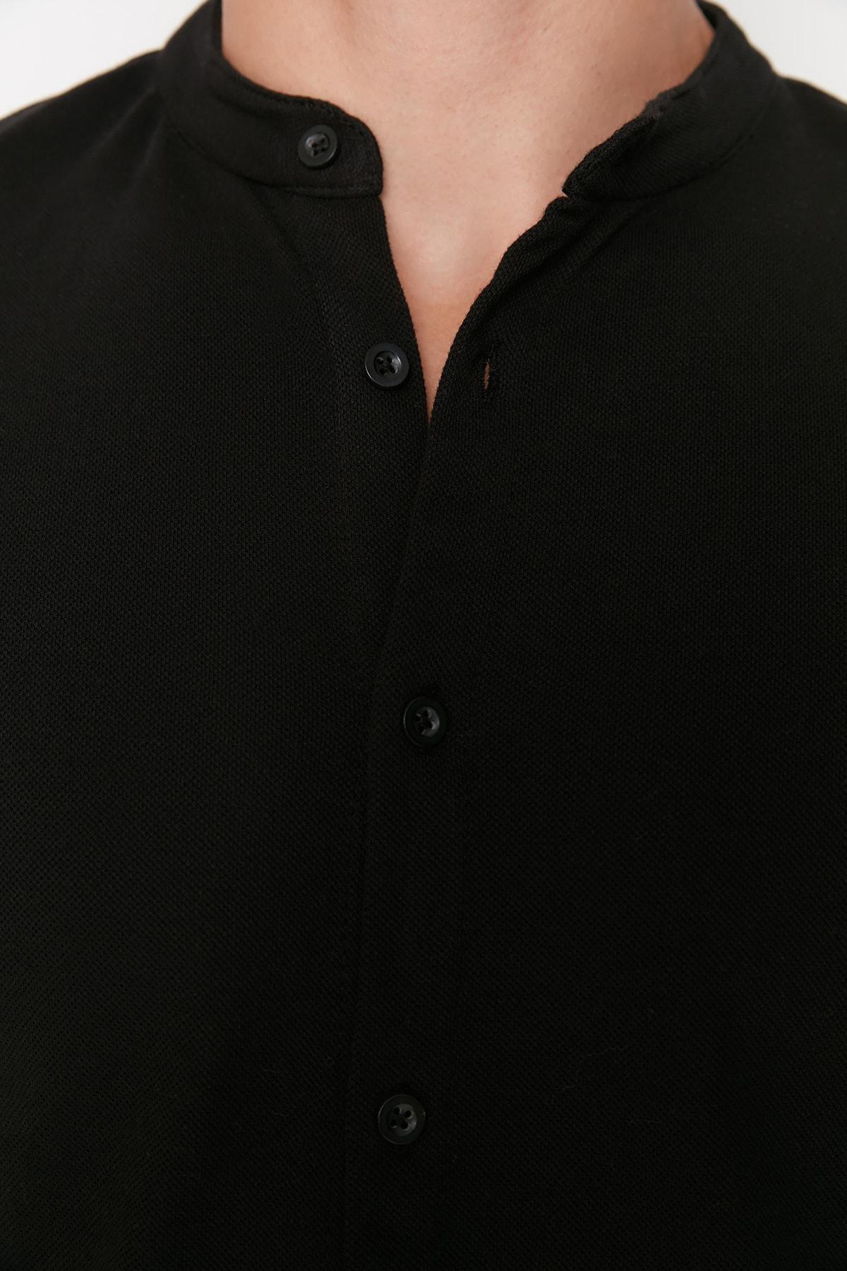 Black Slim Shirt, , large image number 2