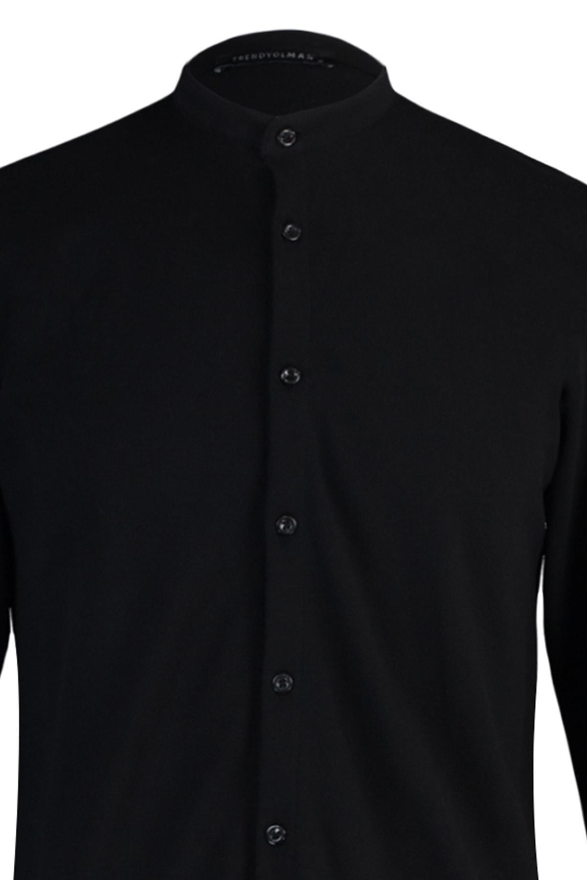 Black Slim Shirt, , large image number 6