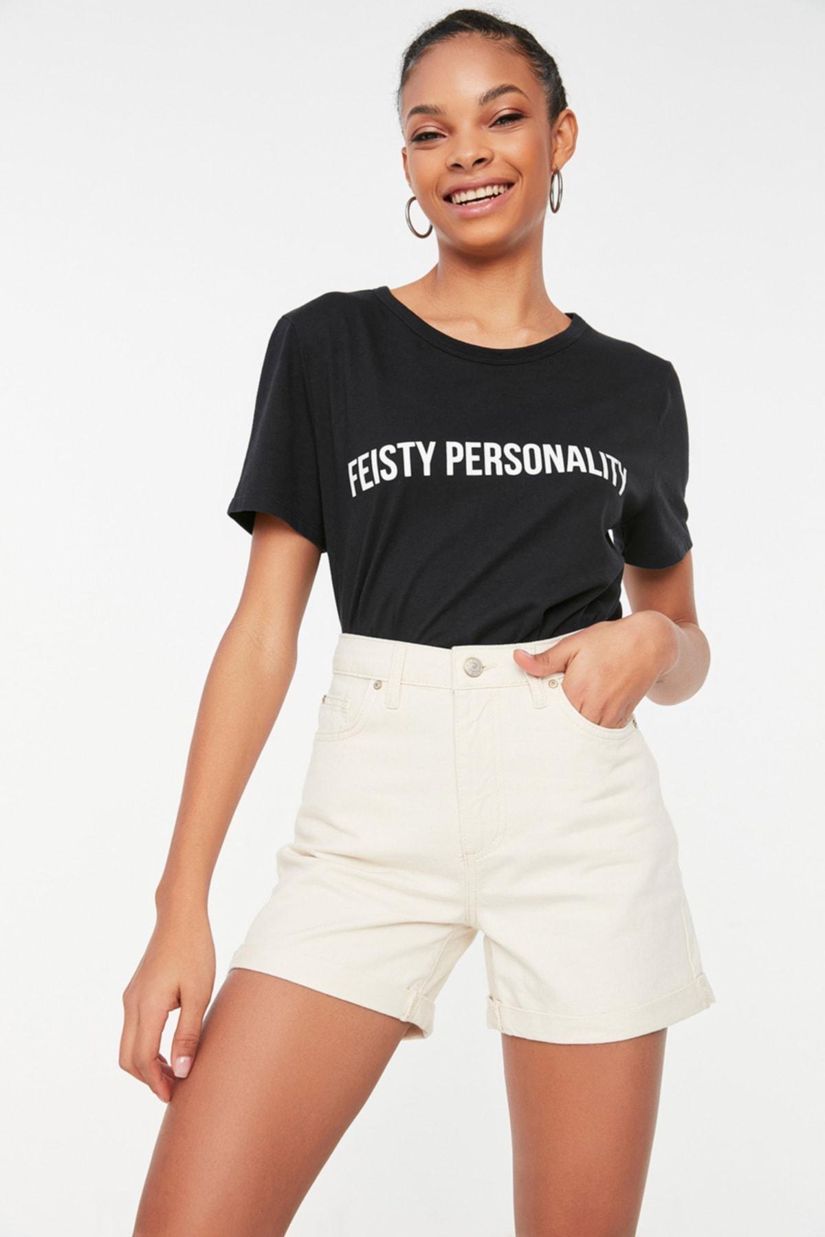 Cream Trotter Folding High Waist Shorts, , large image number 2
