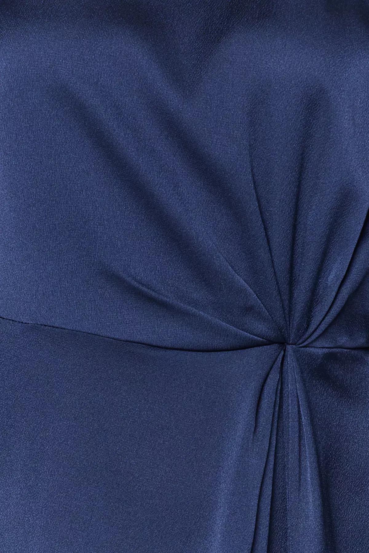 فستان مناسبات بقصة واسعة، كحلي, Dark blue, large image number 4