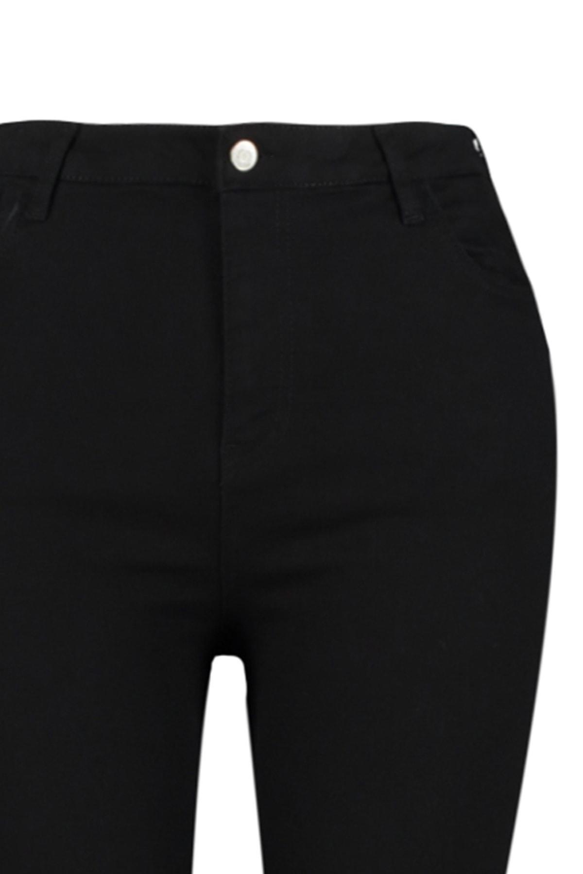 Black Wide Leg Plus Size Jeans, , large image number 8