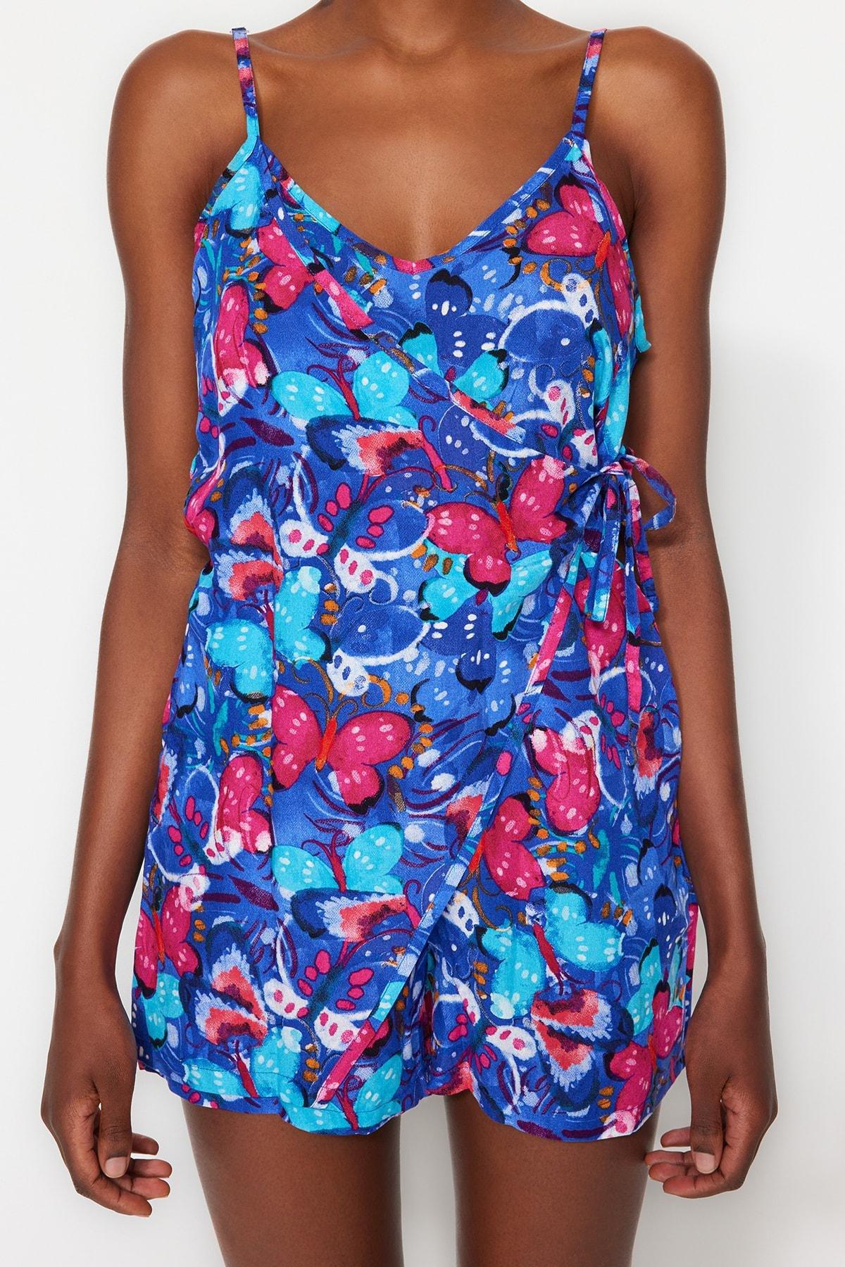 Multicolour V-Neck Jumpsuit, Multicolor, large image number 7