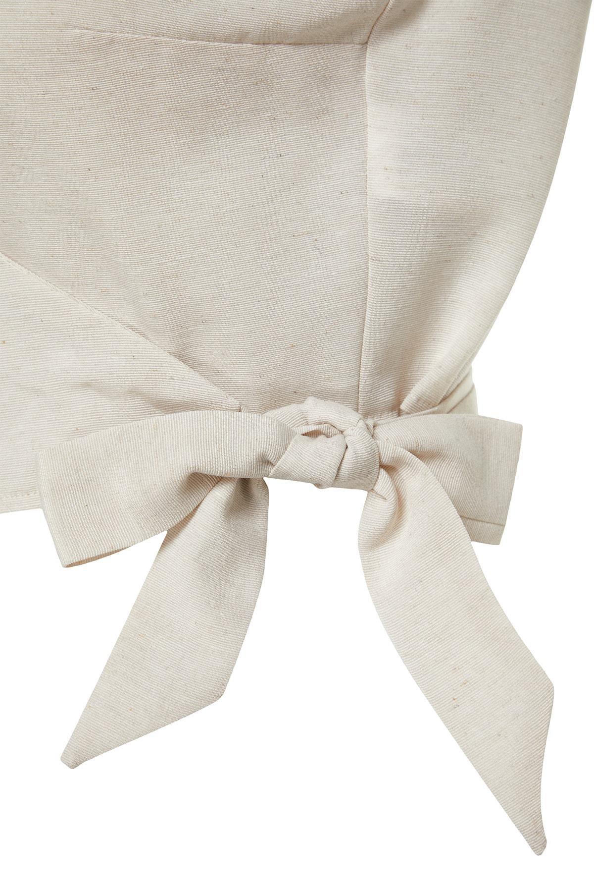 Beige Fitted Blouse, , large image number 6