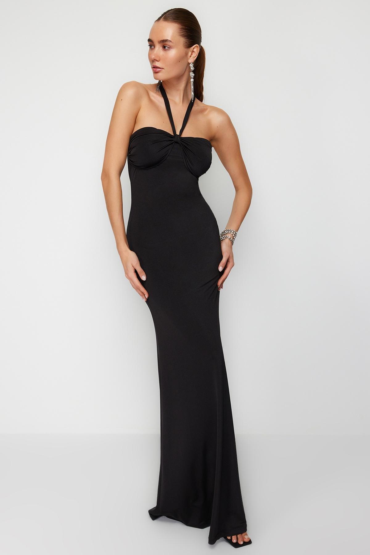 Trendyol - Black Mermaid Occasionwear Dress
