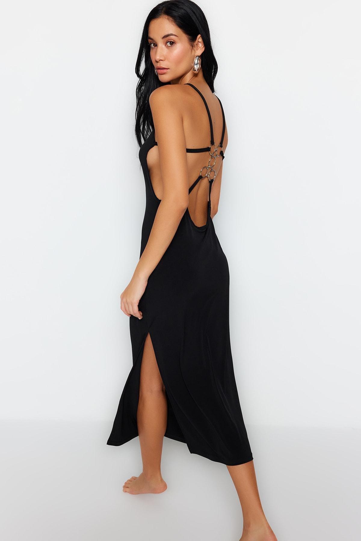 Black Halter neck Bodycon Dress, , large image number 0