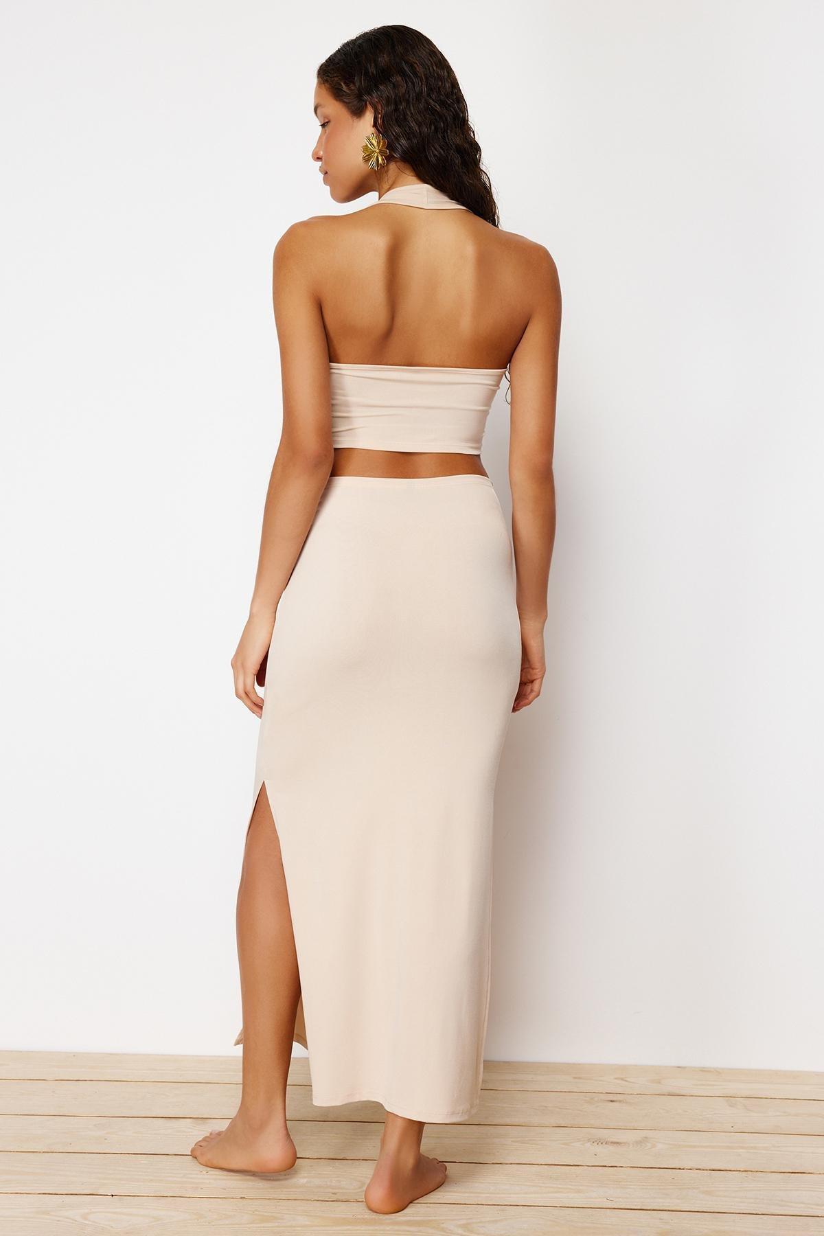 Beige Fitted Co-Ord Set, , large image number 4