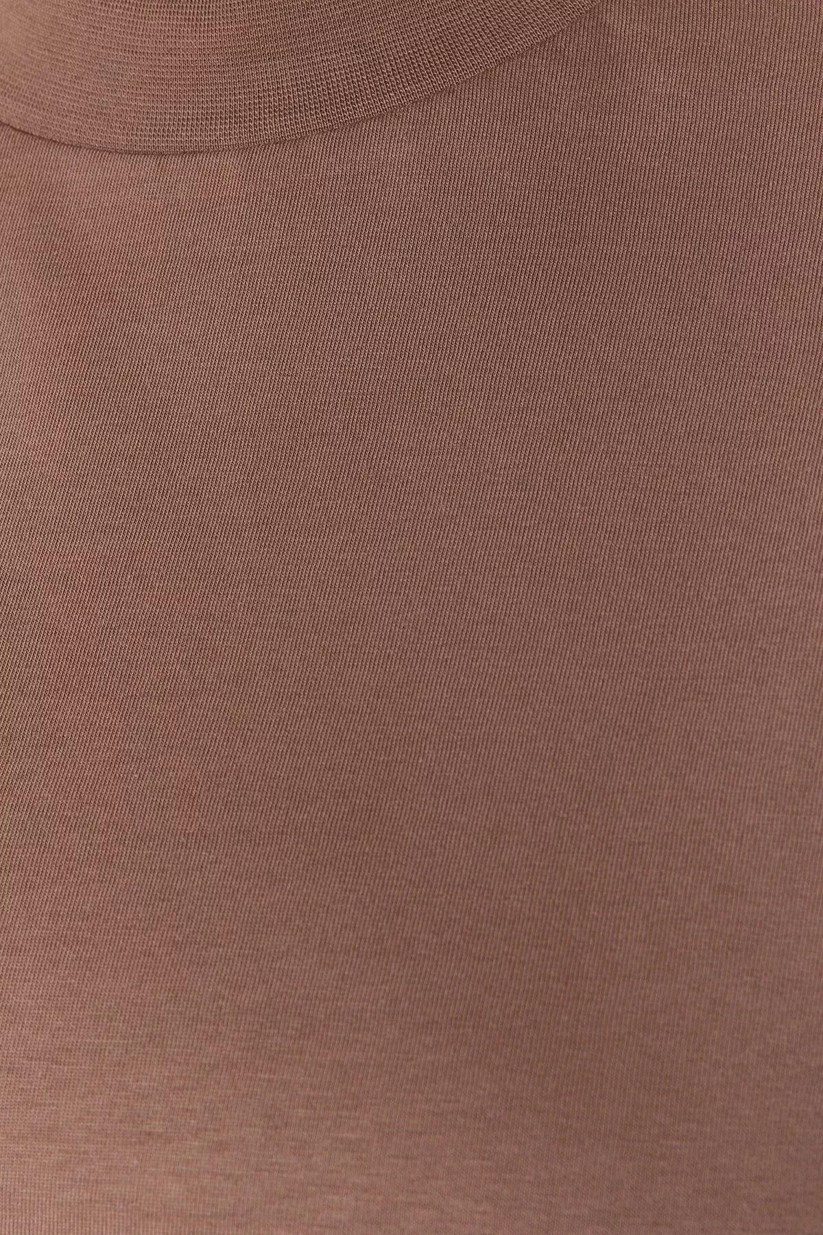 Brown Plus Size Oversize T-Shirt, Brown, large image number 4