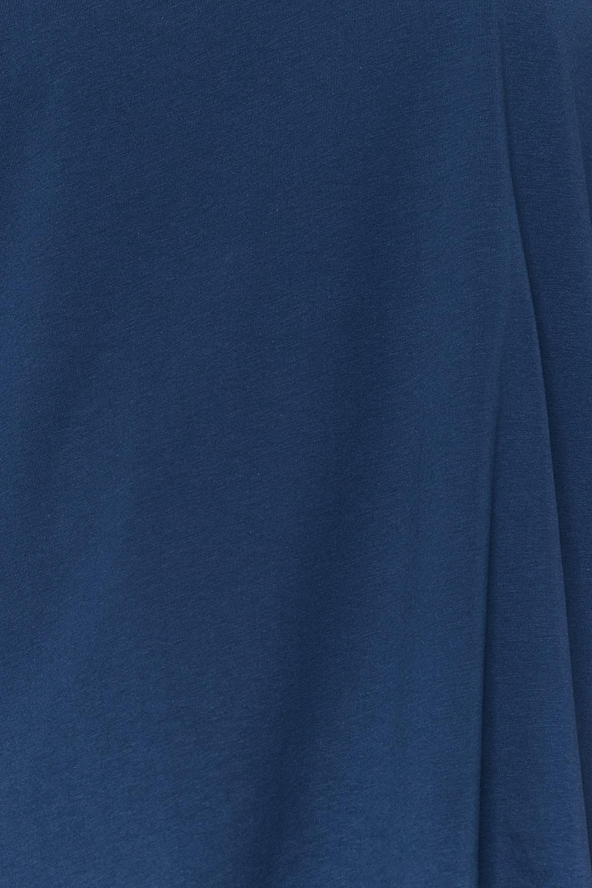 Navy Oversized Plus Size T-Shirt, , large image number 3