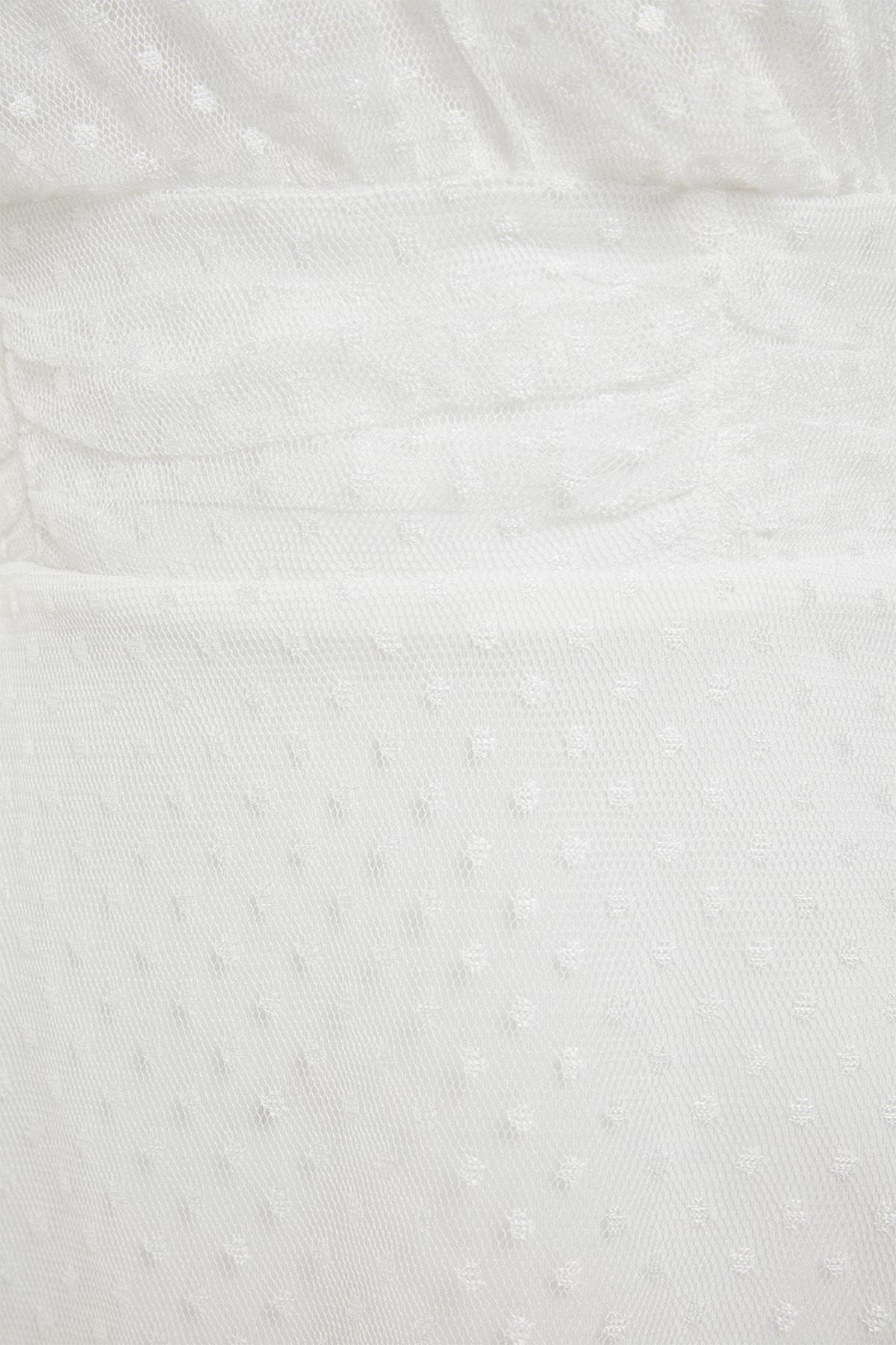 White Skater Dress, , large image number 6