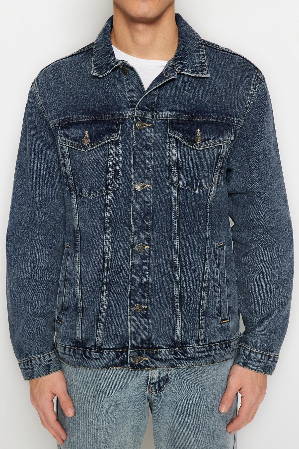 Navy Long Sleeve Jacket, Dark blue, large image number 2