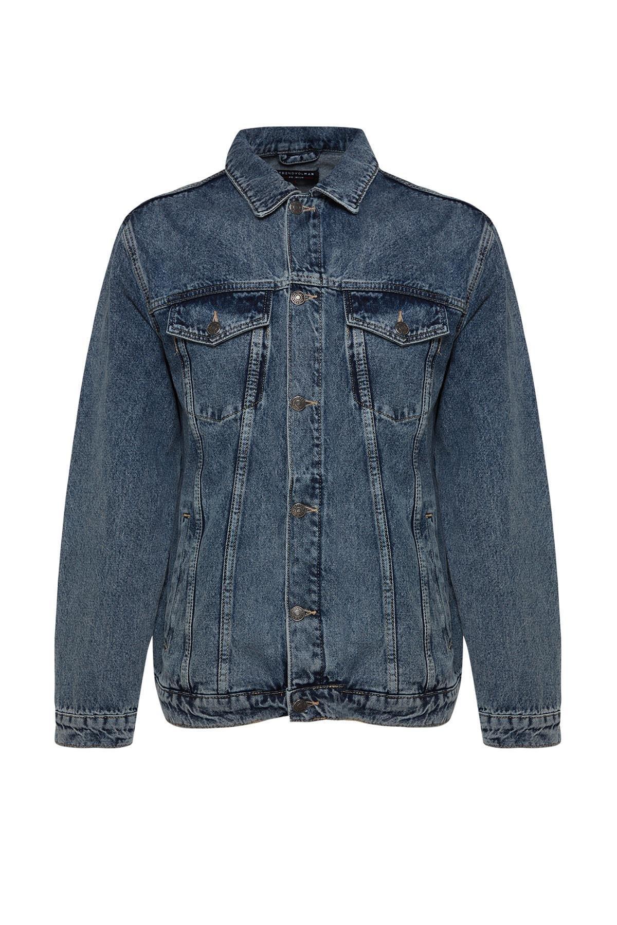 Navy Long Sleeve Jacket, Dark blue, large image number 4