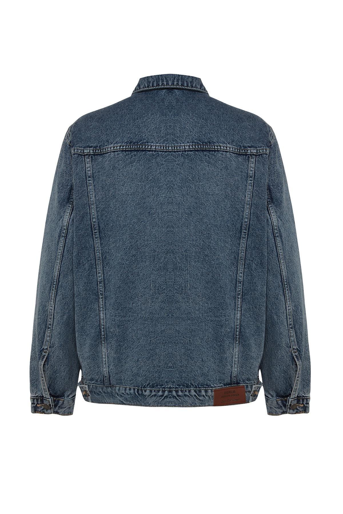 Navy Long Sleeve Jacket, Dark blue, large image number 6