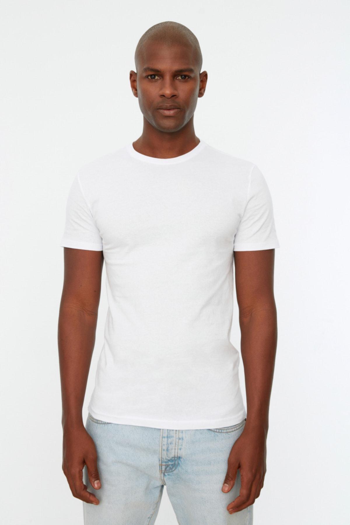 White Slim T-Shirt, , large image number 0