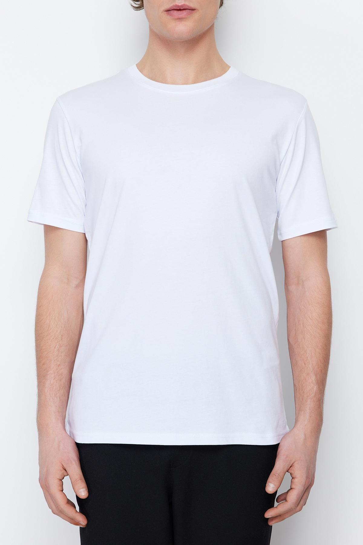 Trendyol - White Slim T-Shirt