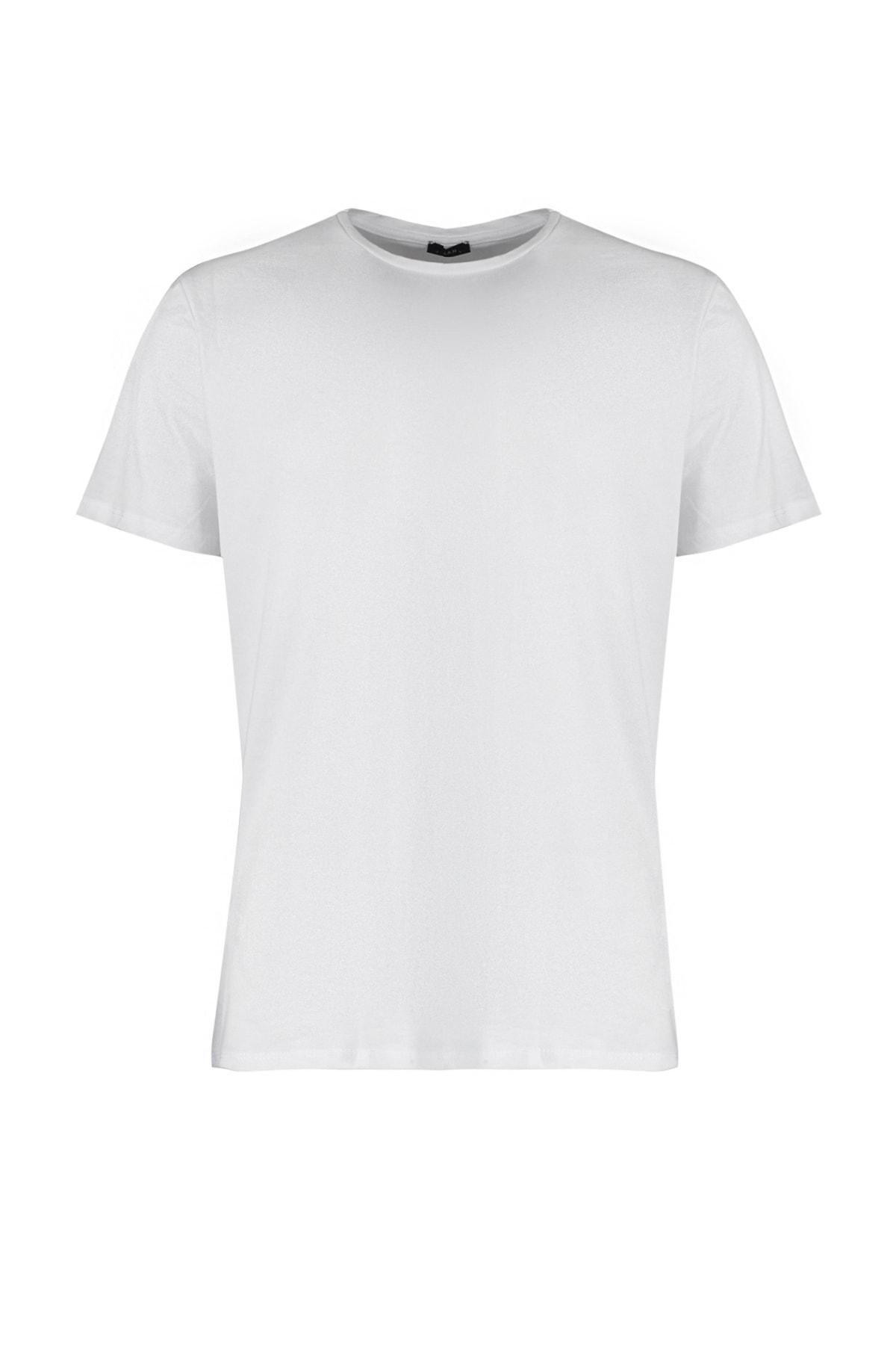 White Slim T-Shirt, White, large image number 5