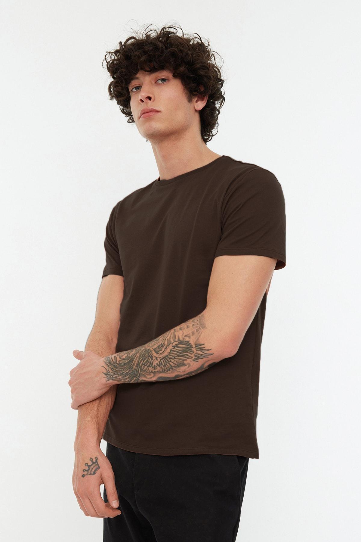 Brown Regular T-Shirt, , large image number 1