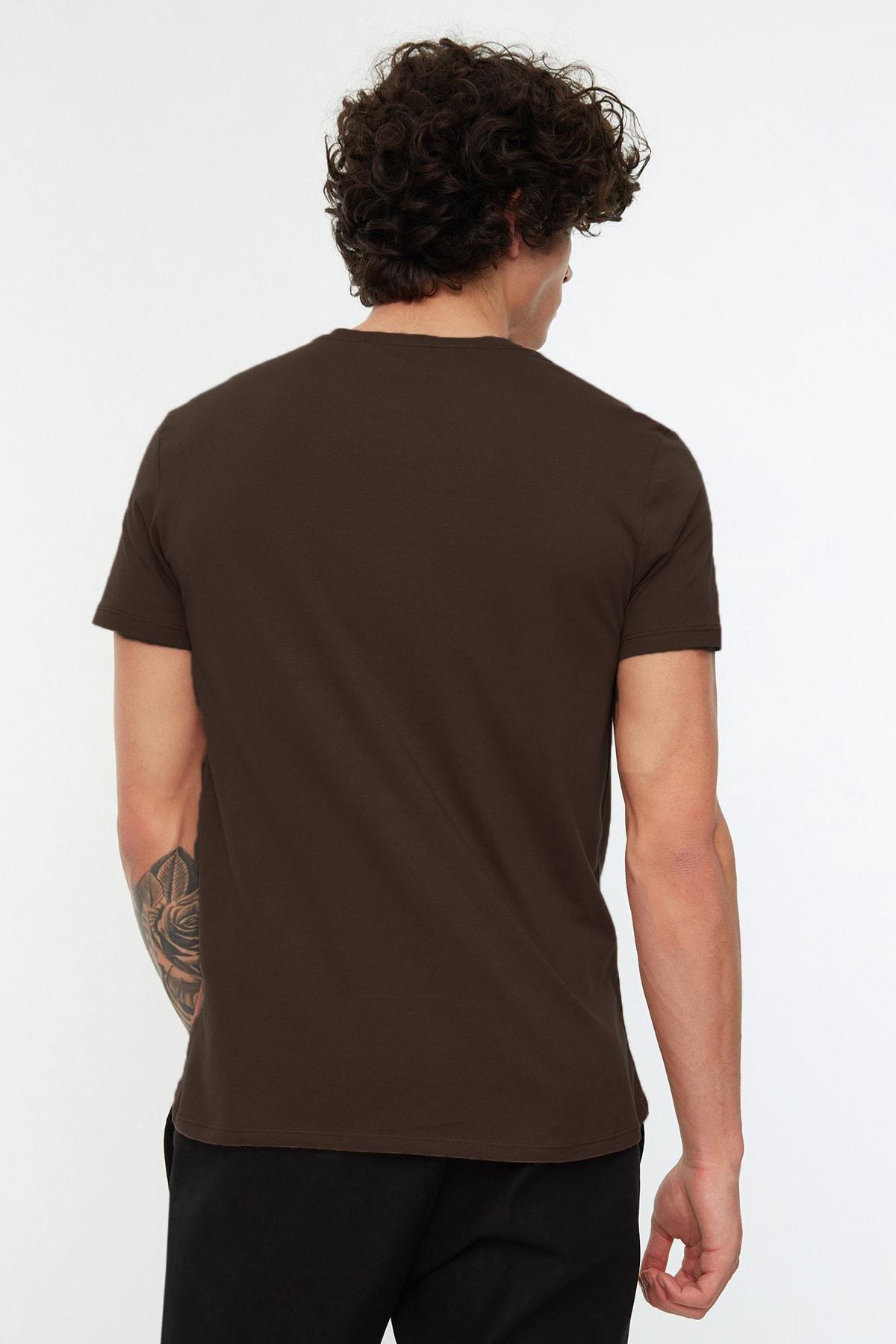 Brown Regular T-Shirt, , large image number 3
