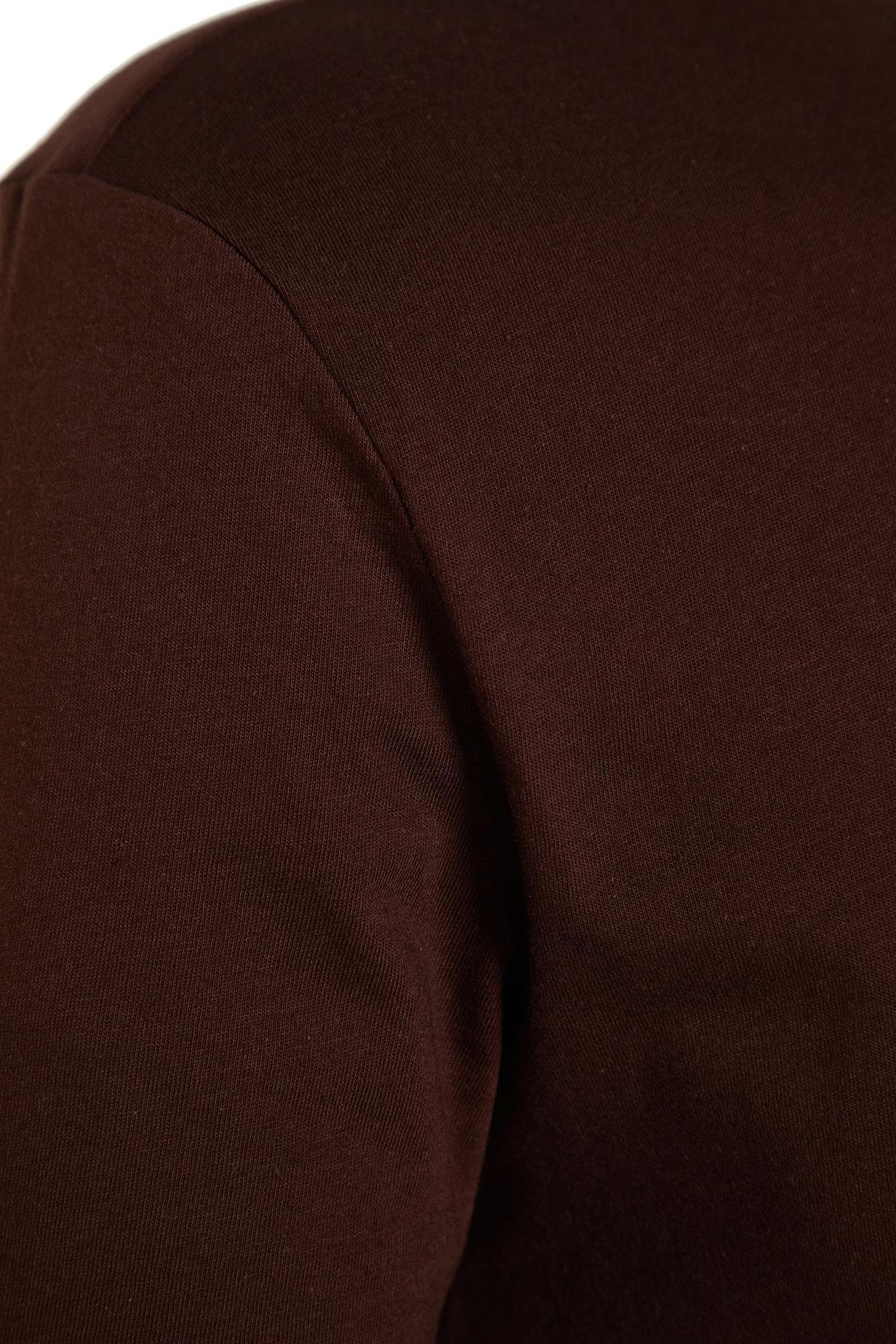 Brown Regular T-Shirt, , large image number 4