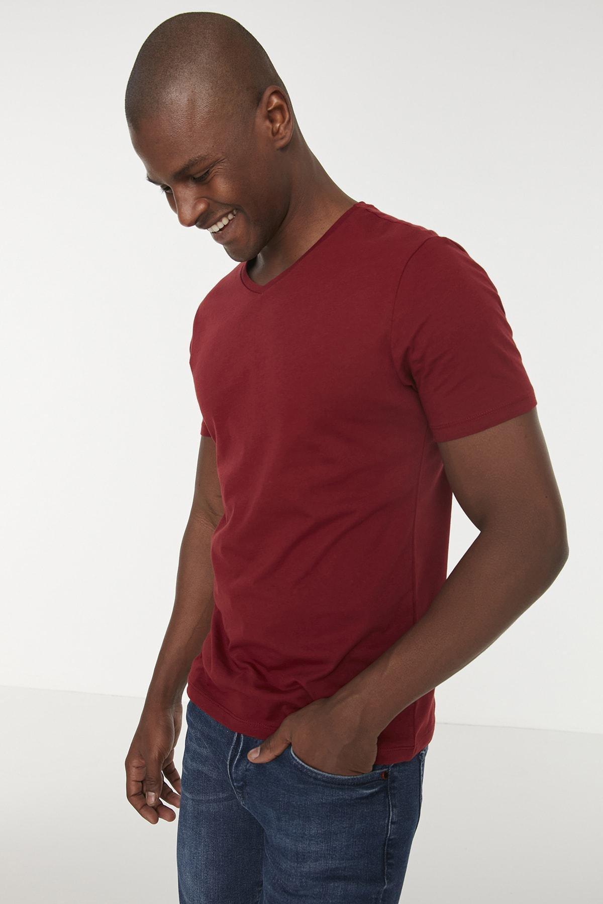Burgundy Slim T-Shirt, , large image number 2