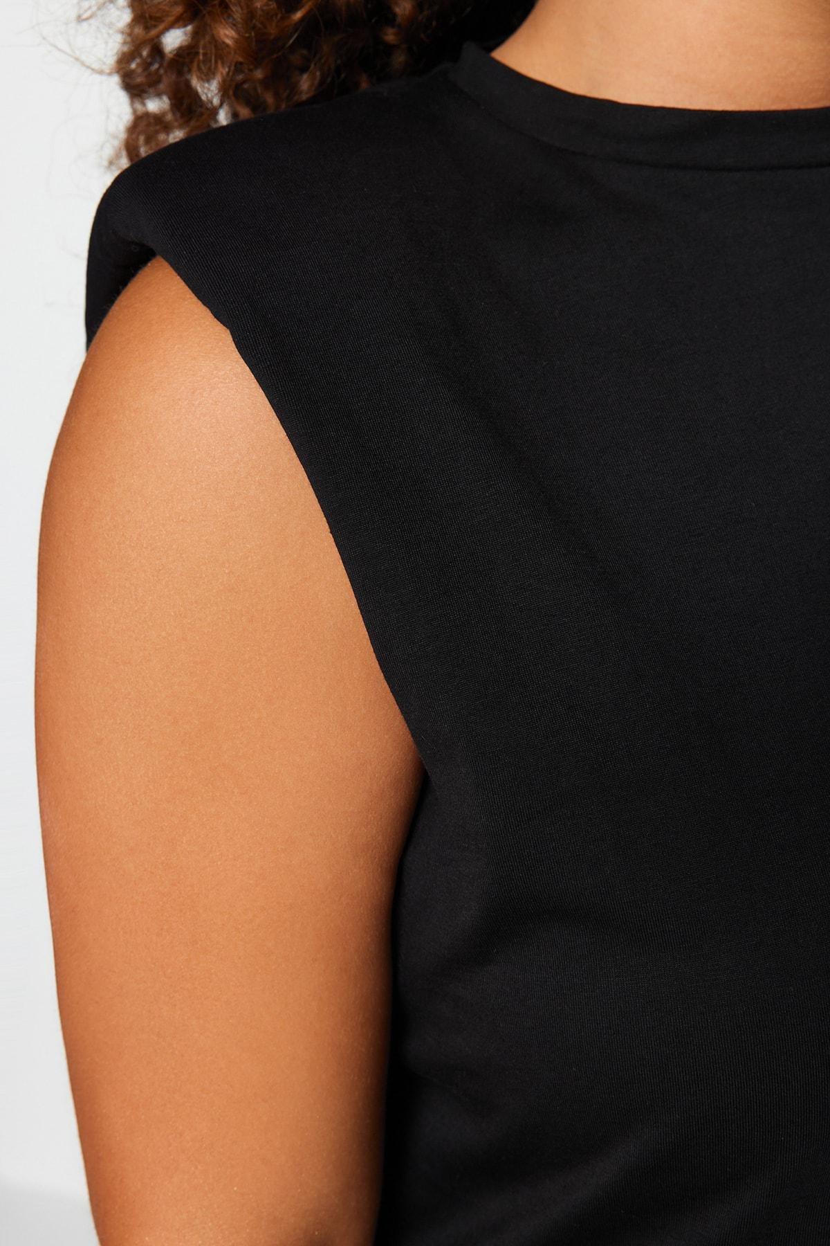 Black Shift Plus Size Dress, , large image number 6