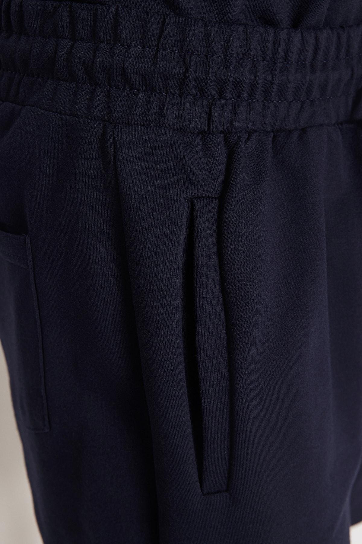 Navy Printed Sweatsuit, , large image number 6