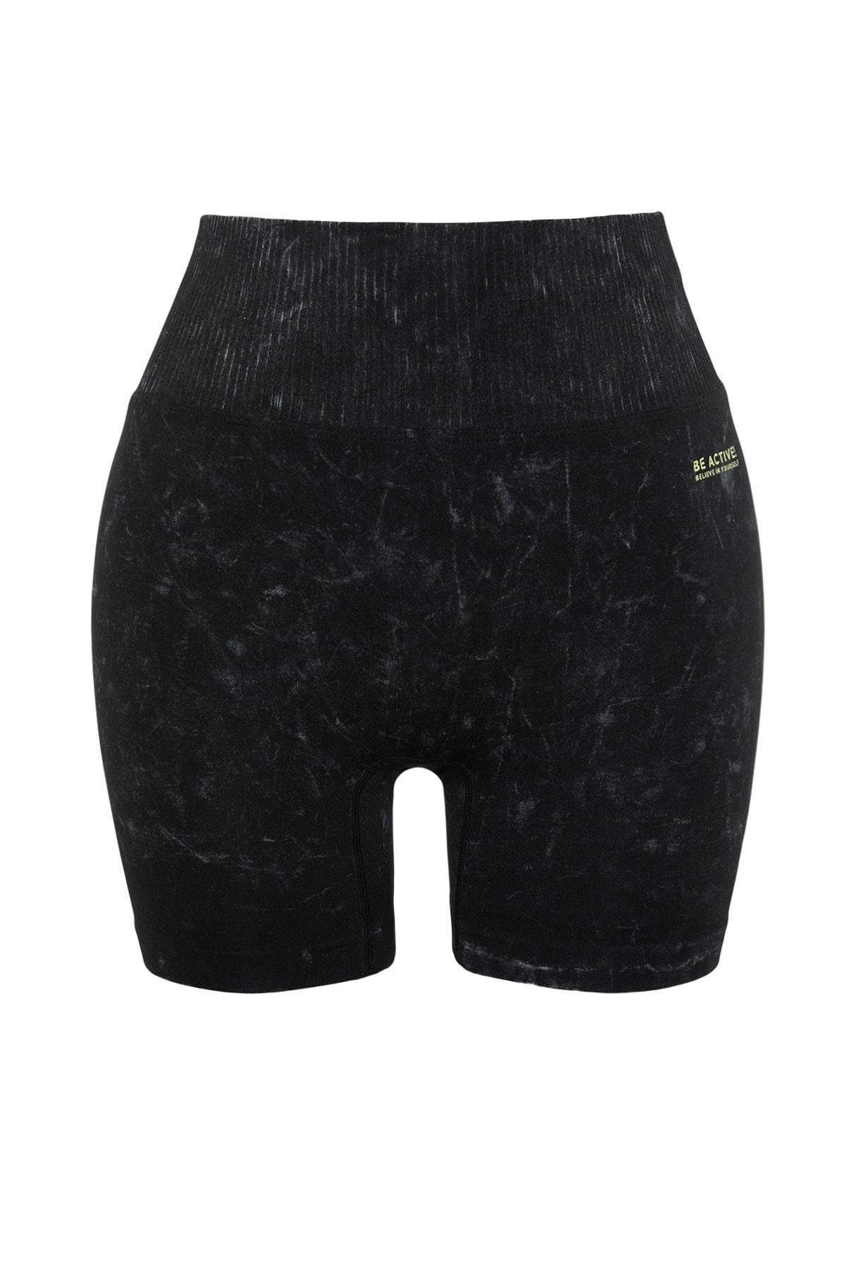 Black High Waist Leggings, , large image number 6