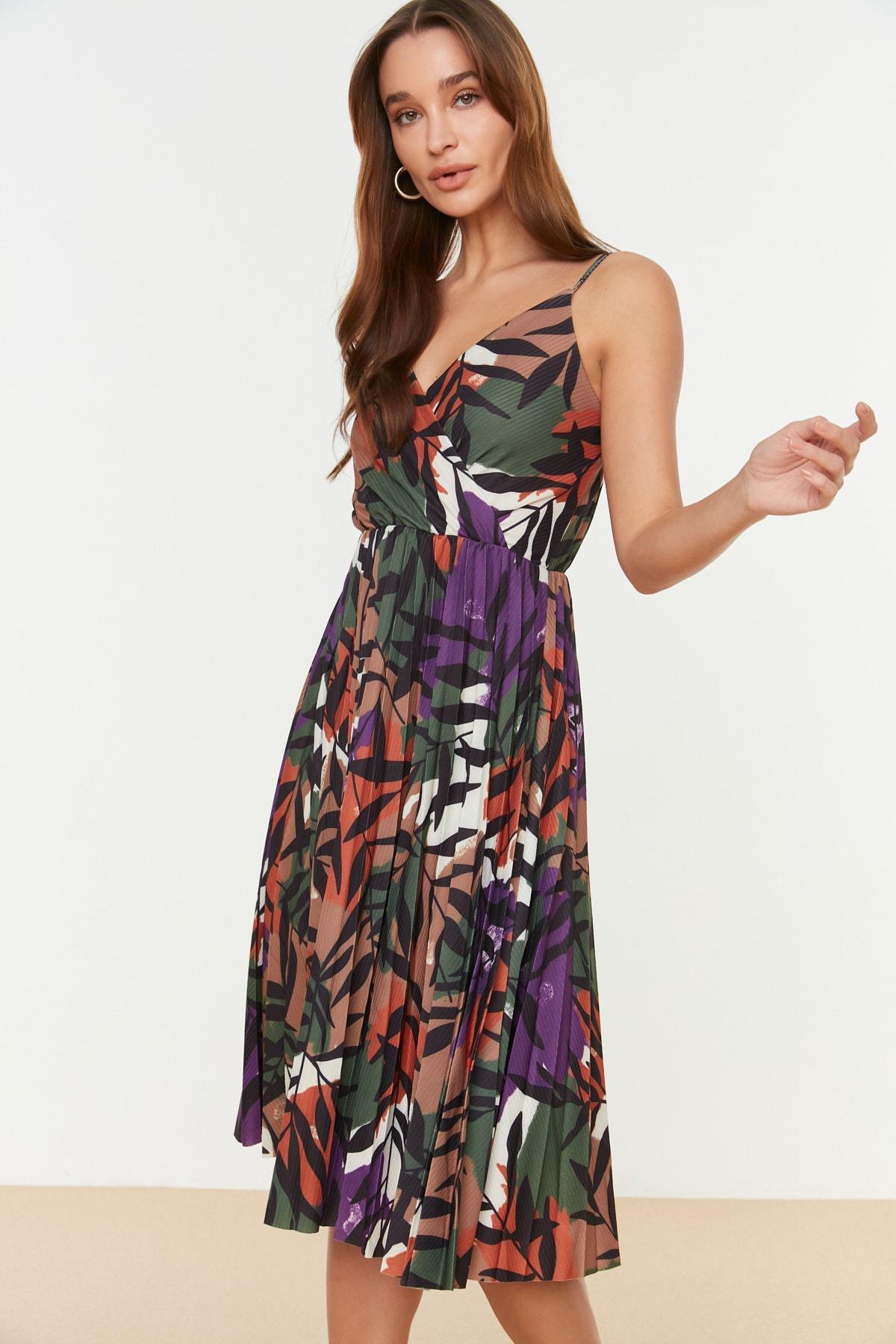 Beige A-Line Dress, , large image number 1