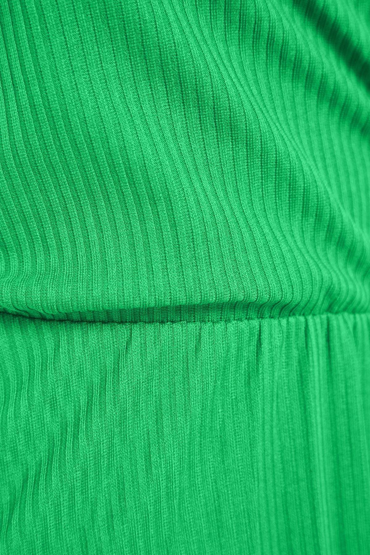 Green Pleated Midi Dress, , large image number 11