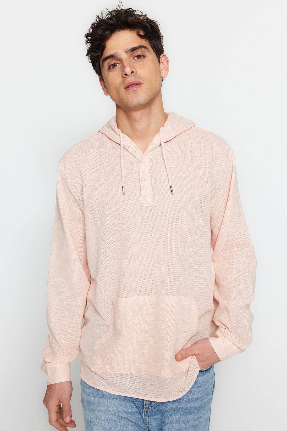 Pink Hooded Shirt, , large image number 0
