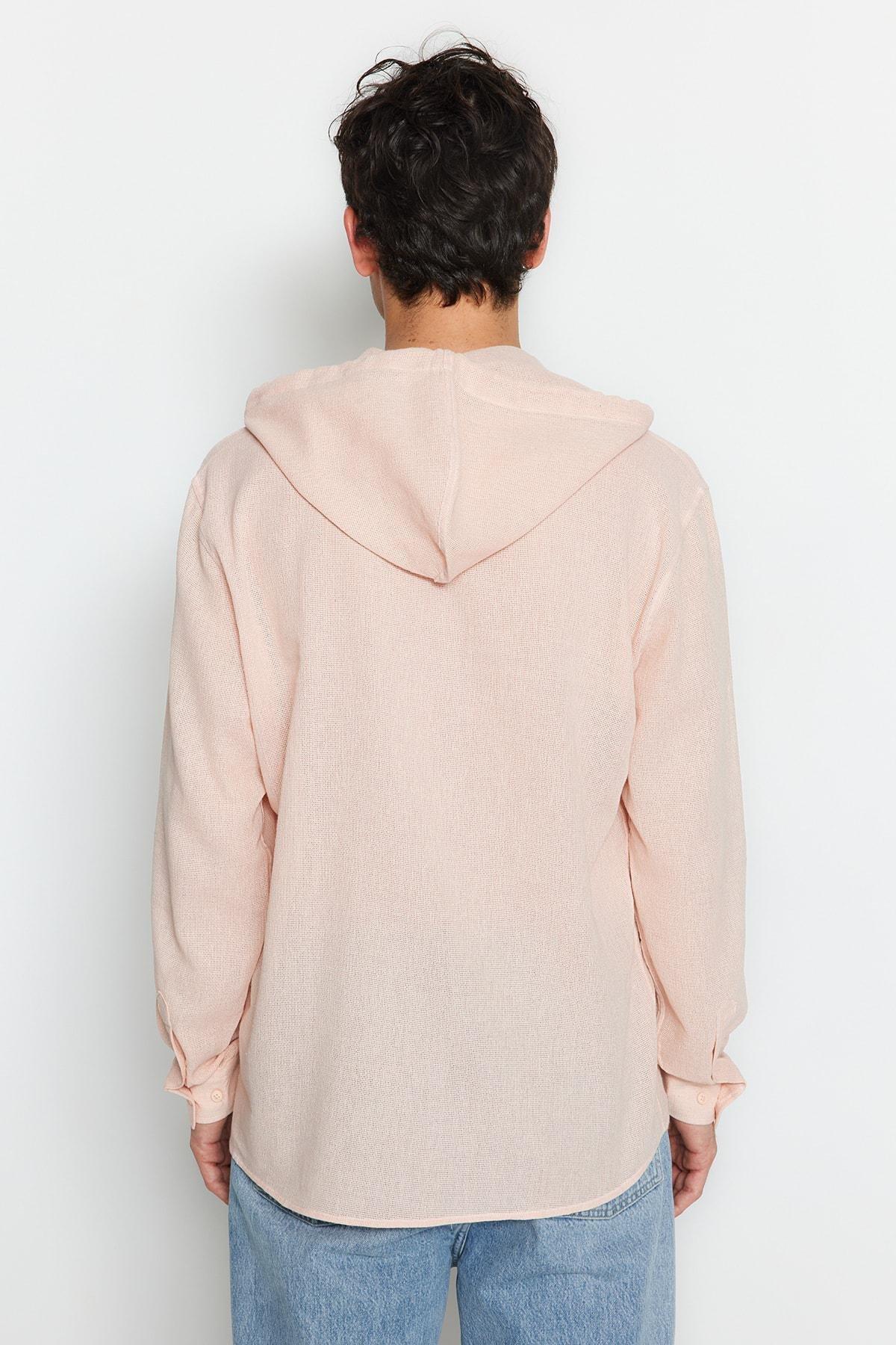 Pink Hooded Shirt, , large image number 5