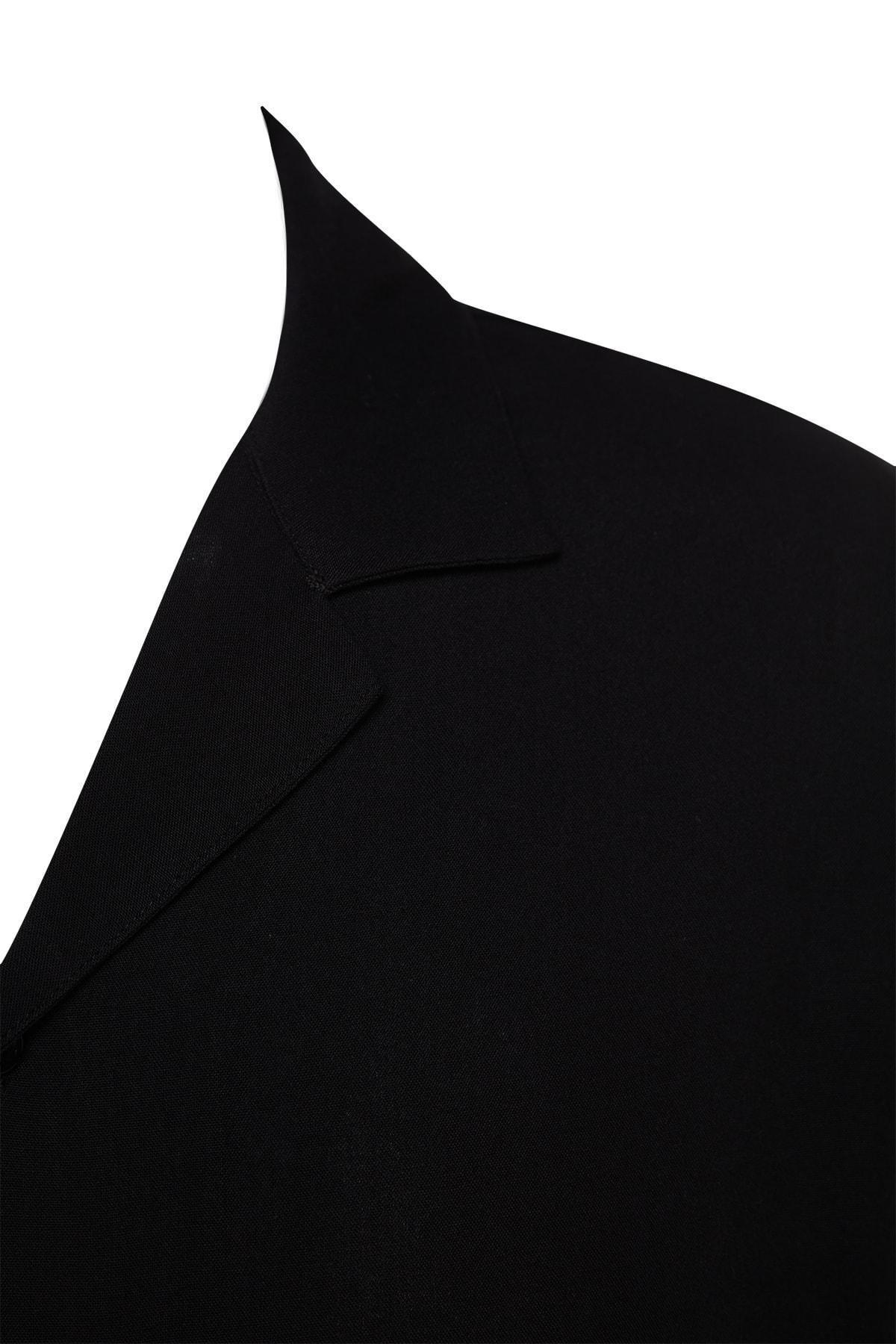 قميص فيسكوز بياقة، أسود, , large image number 7