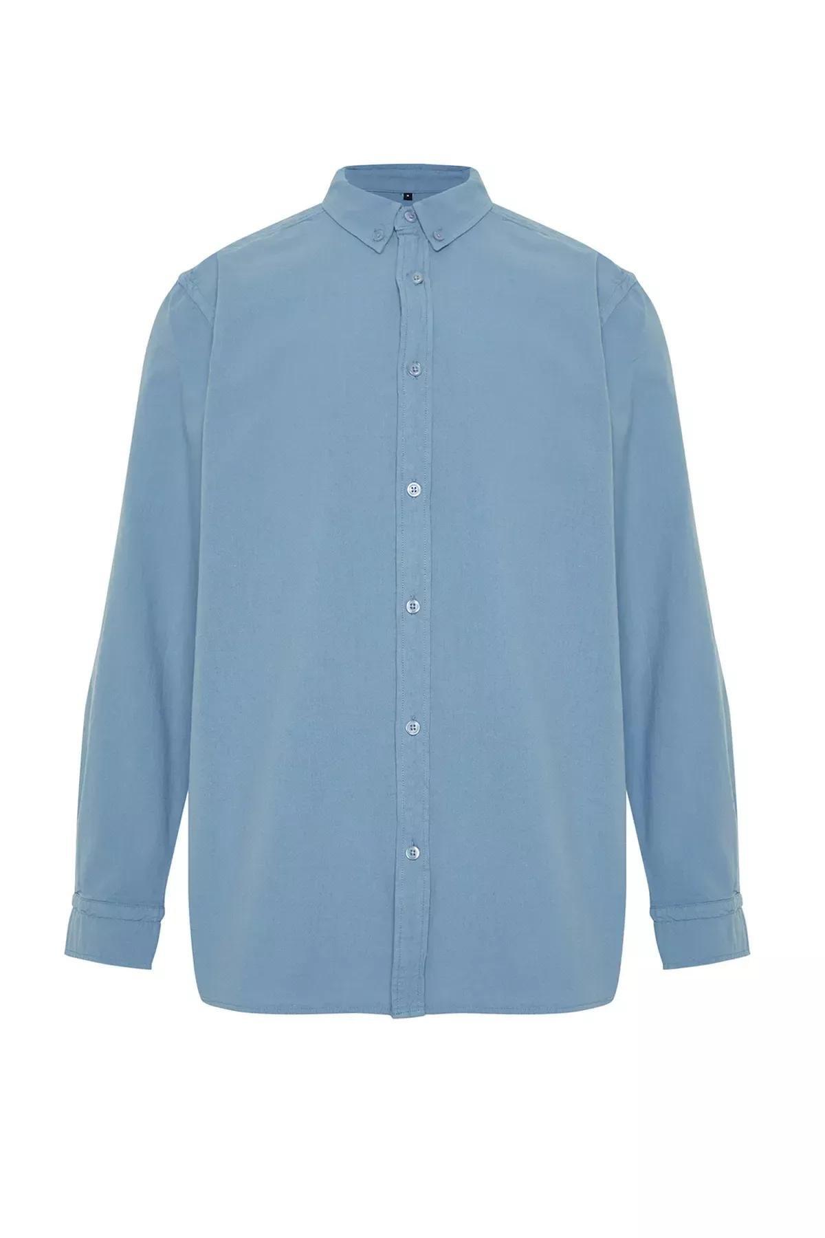 Blue Fitted Shirt, Anthracite, medium