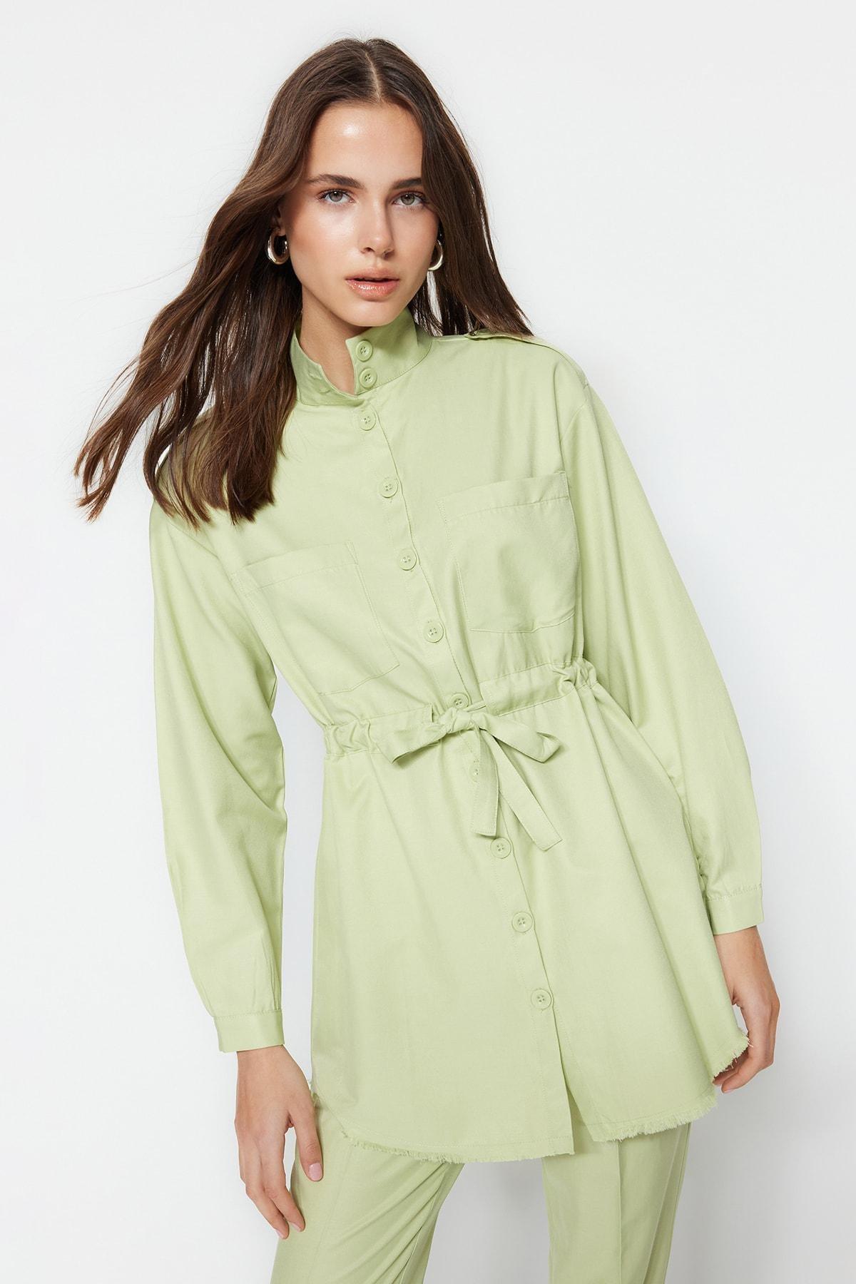 Green Batwing Sleeve Co-Ord Set, , large image number 1