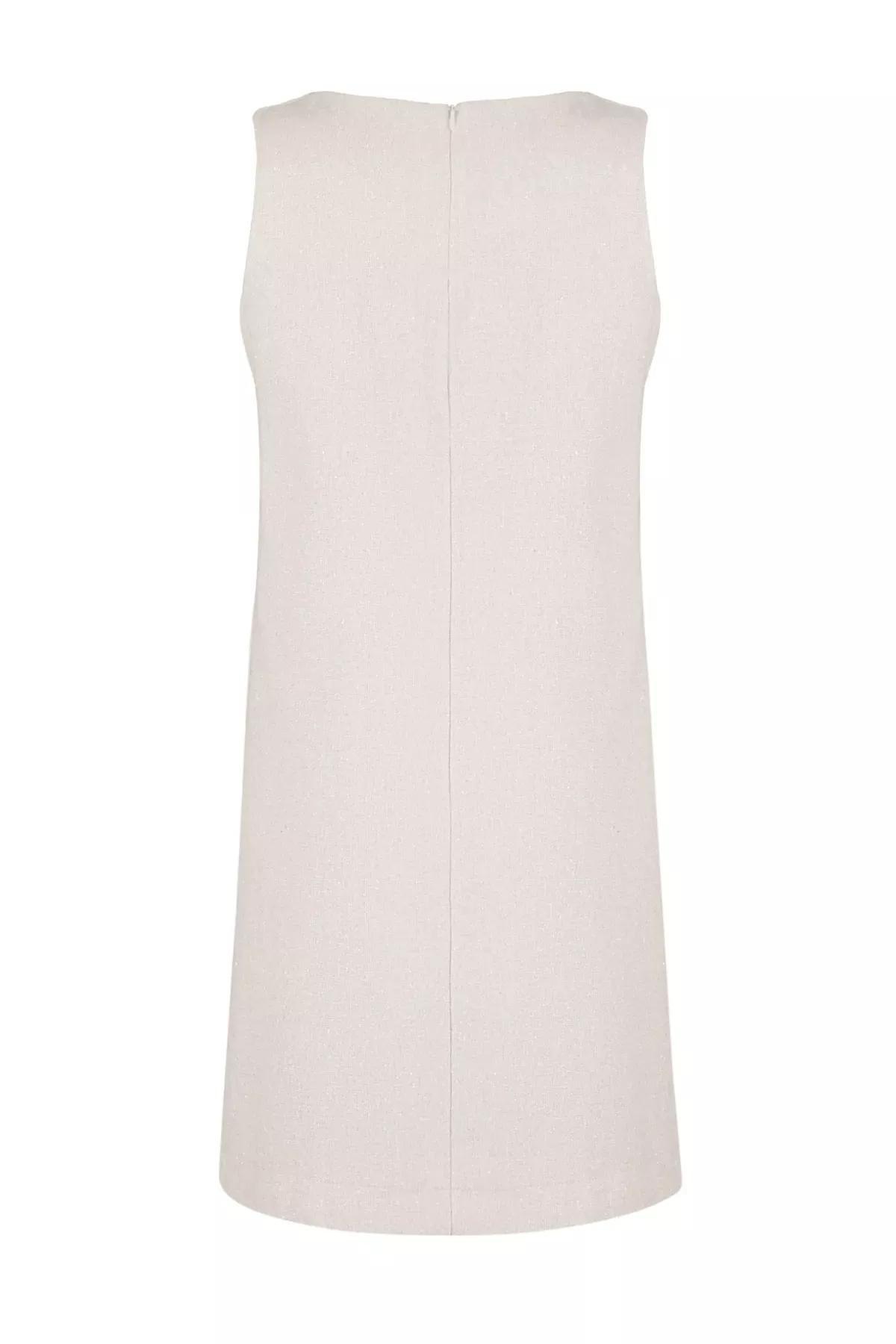 فستان بقصة واسعة، بيج, Beige, large image number 7