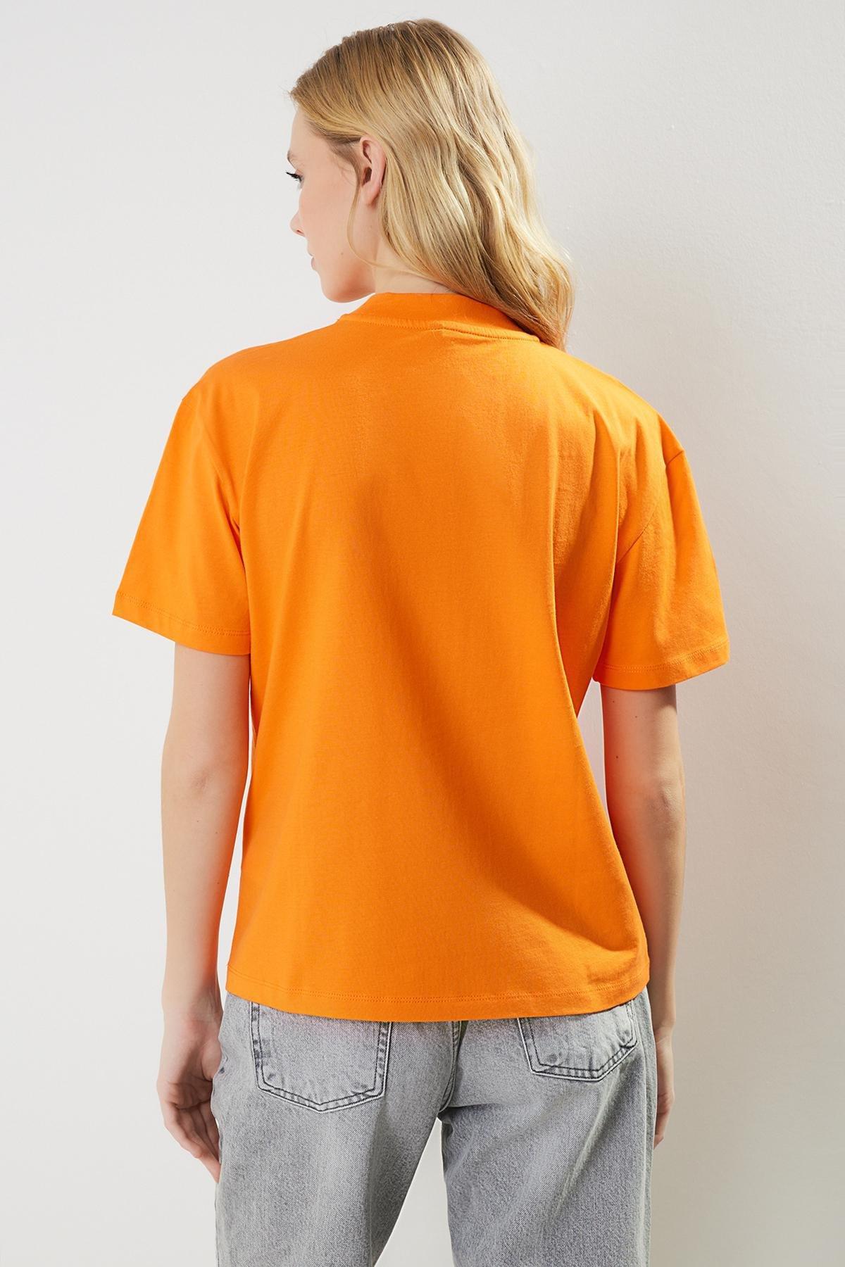 Multicolour Knitted T-Shirt, Set Of 2, Orange, large image number 2