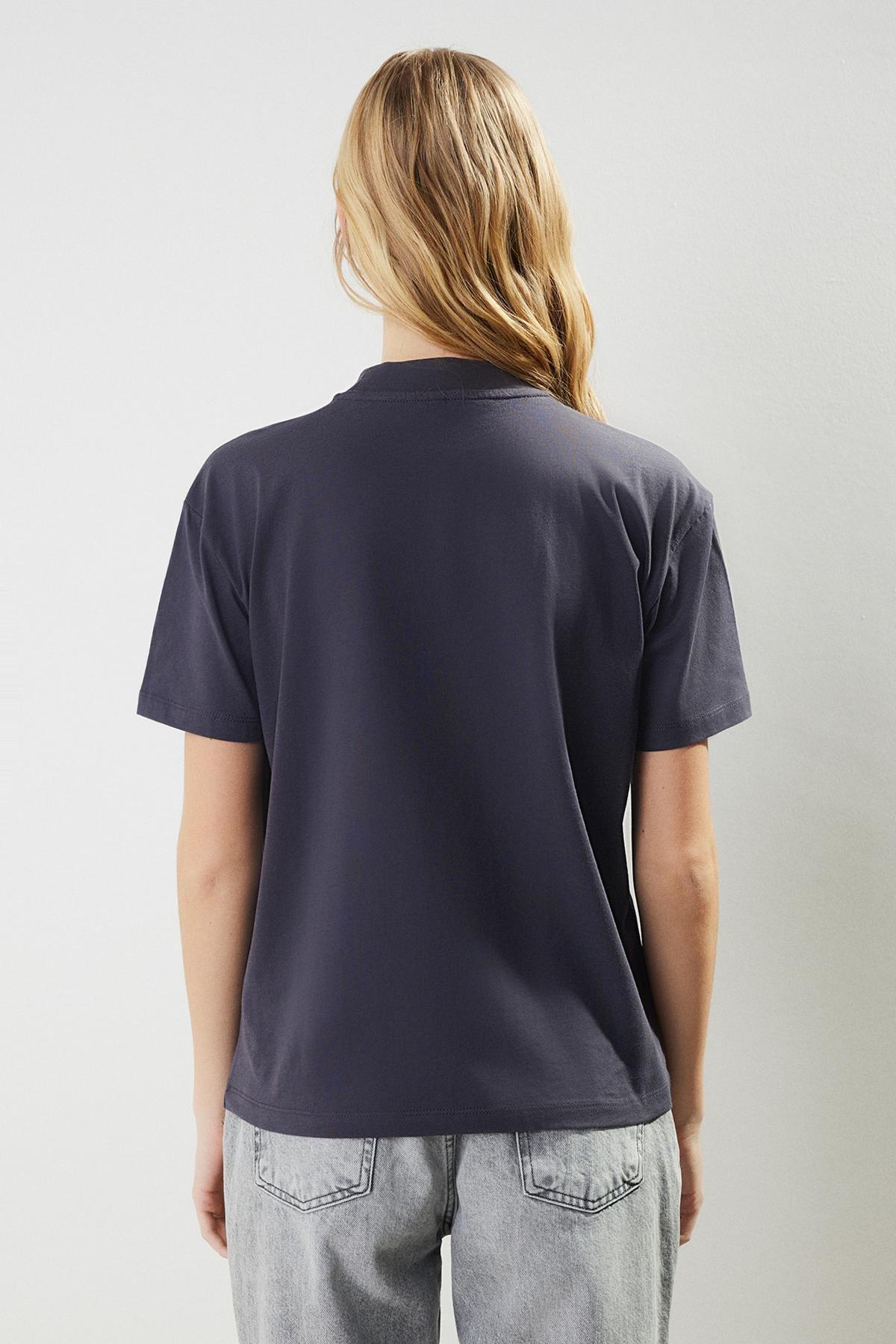 Multicolour Knitted T-Shirt, Set Of 2, Orange, large image number 4