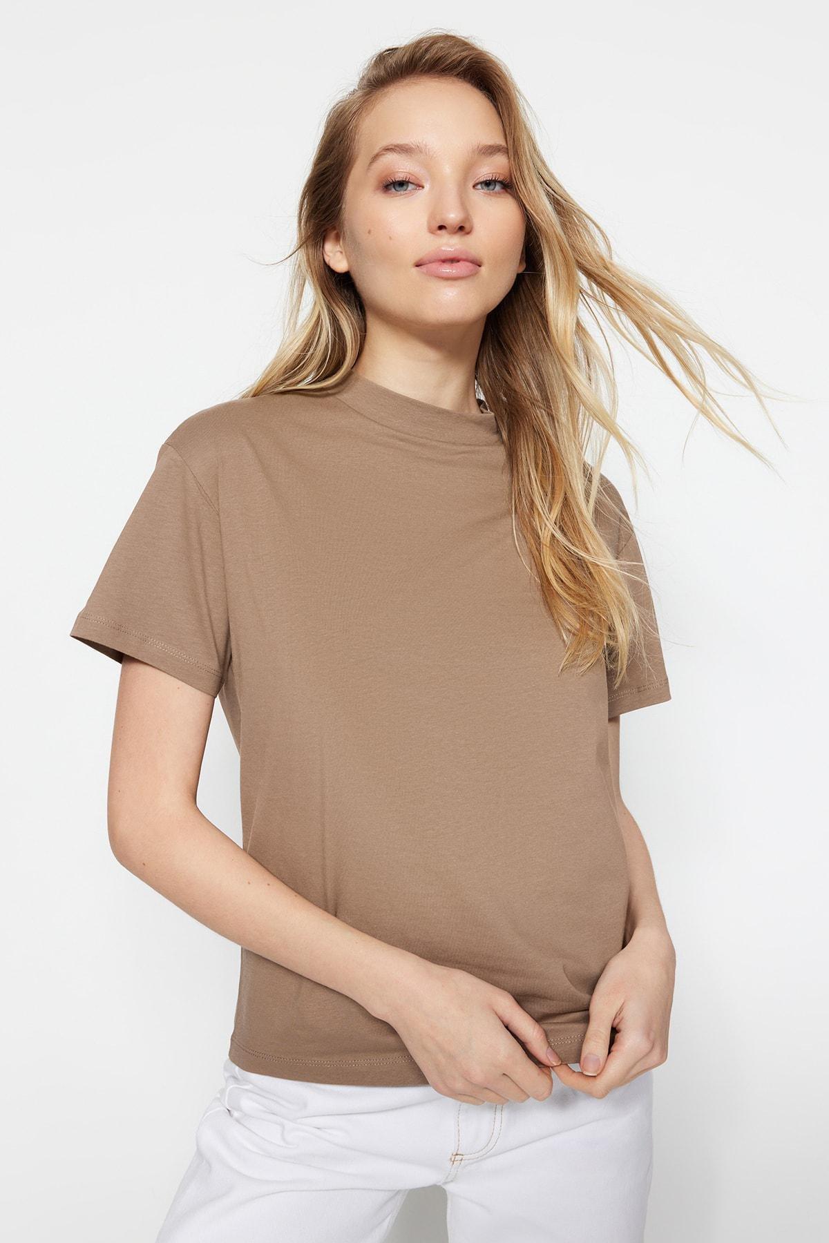 Beige Regular fit T-Shirt, 2 pcs, , large image number 3