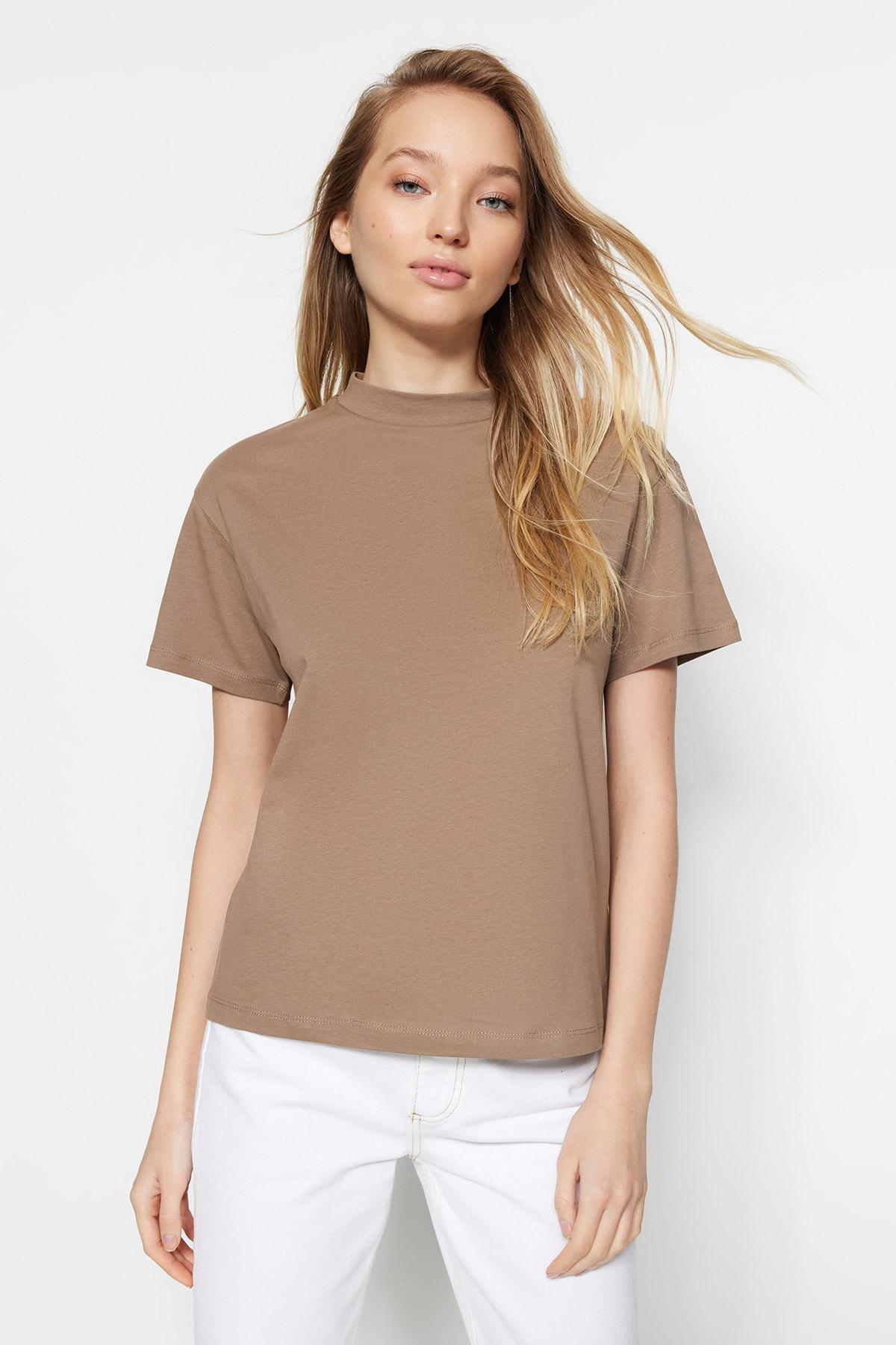 Beige Regular fit T-Shirt, 2 pcs, , large image number 4