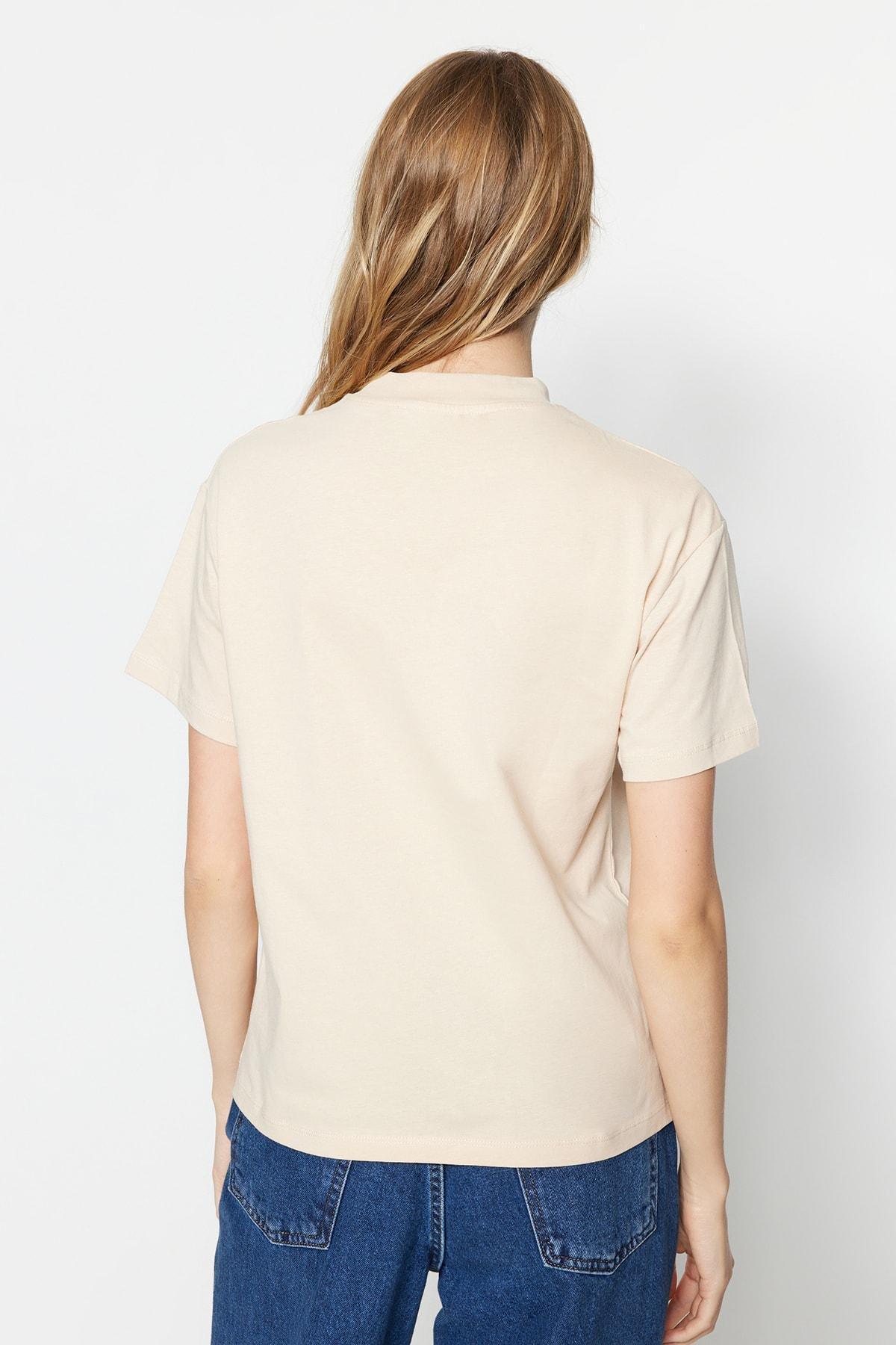 Beige Regular fit T-Shirt, 2 pcs, , large image number 14