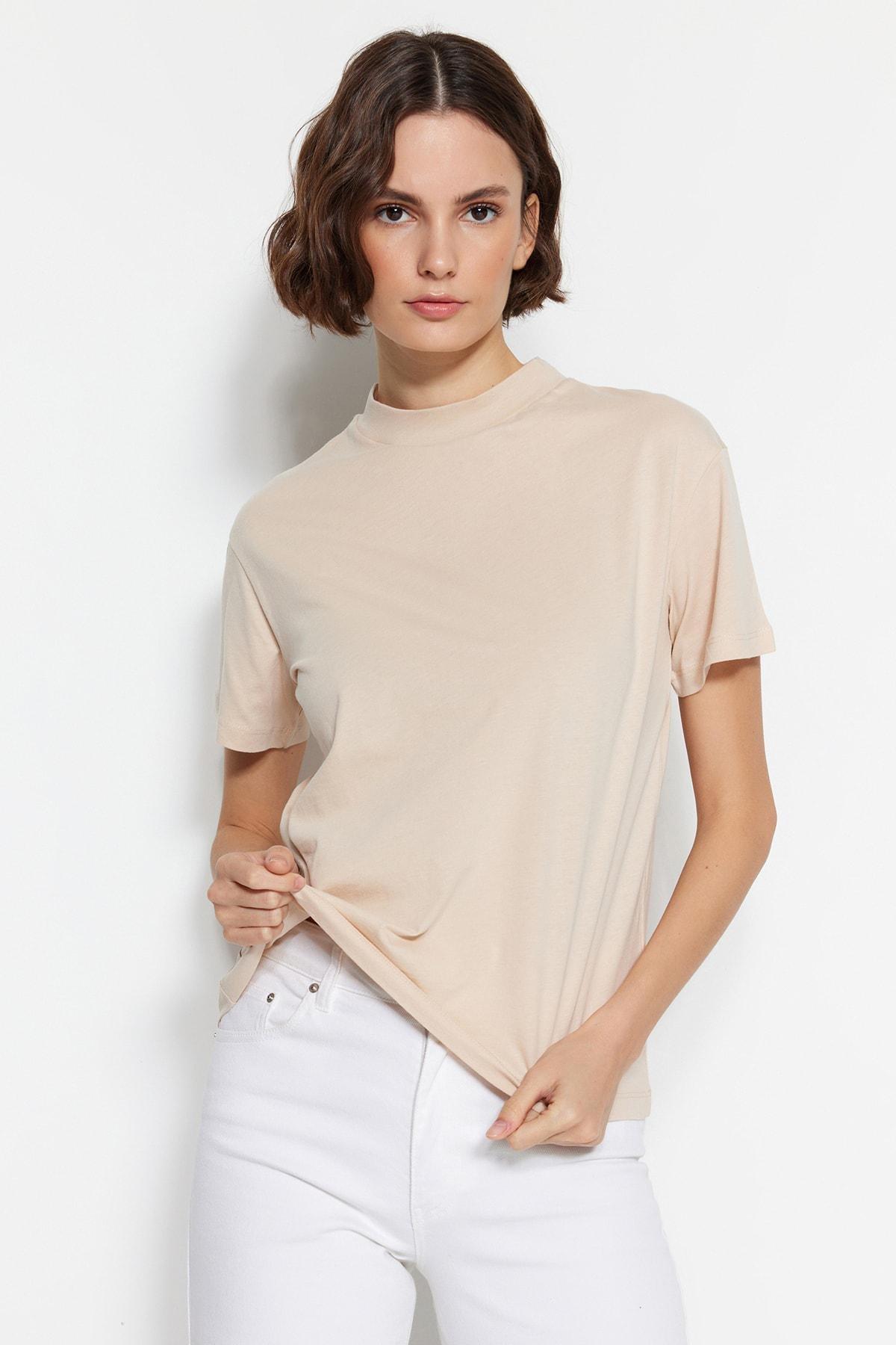 Beige Regular fit T-Shirt, 2 pcs, , large image number 17