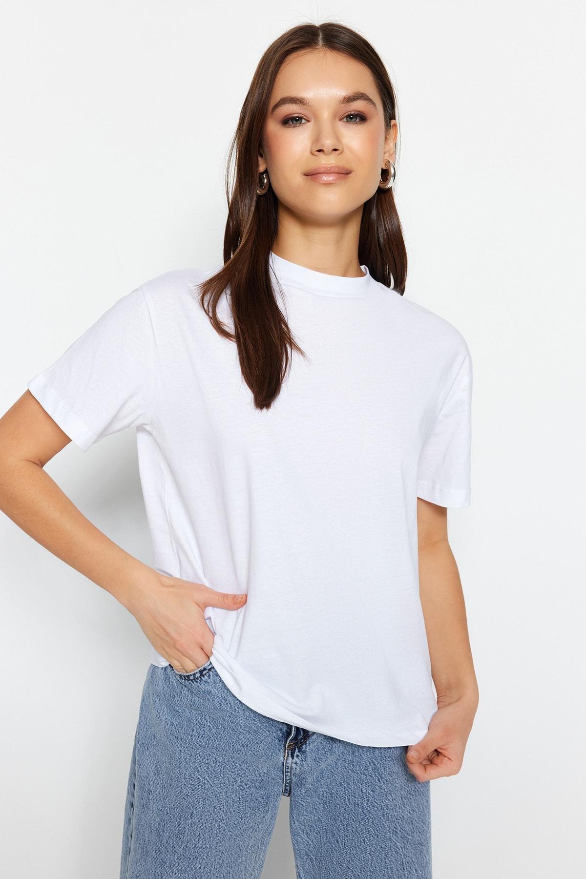 Multicolour Basic T-Shirt, Set Of 2, , large image number 7