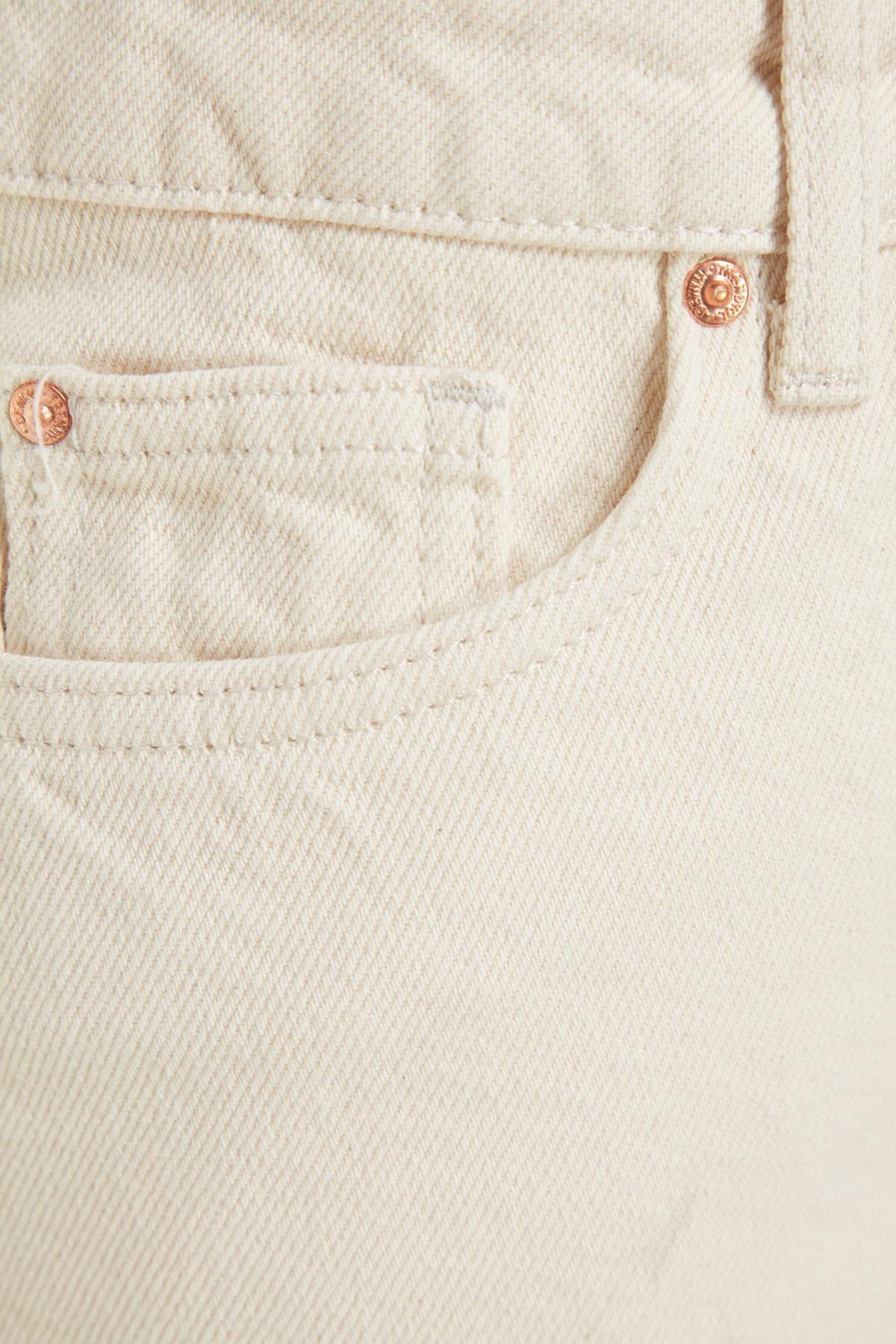 Cream High Waist Straight Shorts, , large image number 6